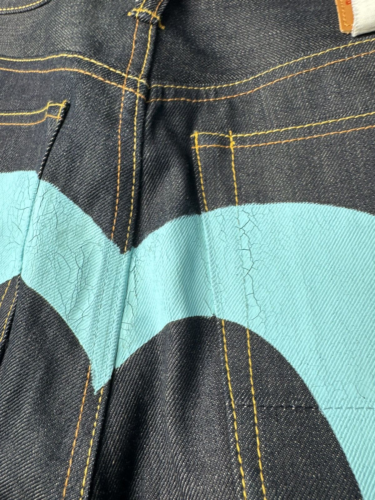 Evisu Daicock logo jean 32 Size US 32 / EU 48 - 6 Thumbnail