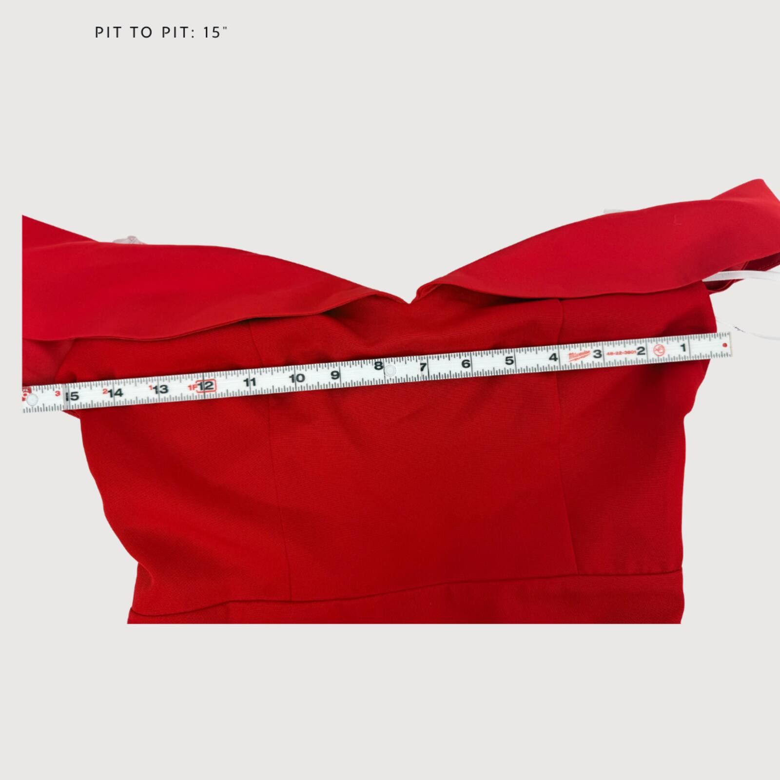 Lulus Lulus Red Off Shoulder Mini Dress Bodycon NWT XS Size XS / US 0-2 / IT 36-38 - 6 Thumbnail