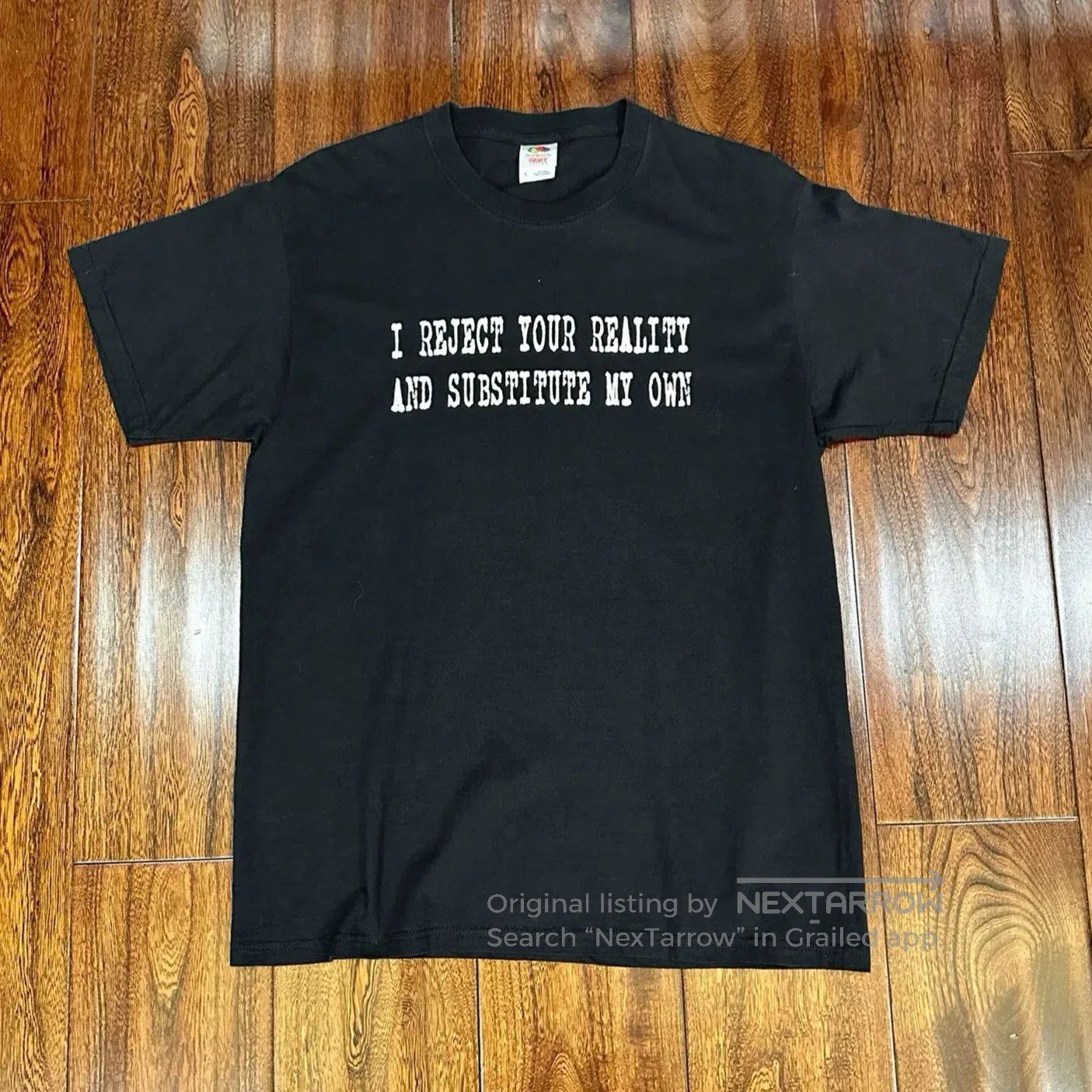 Vintage Vintage Faded Slogan Graphic Tee. Size US M / EU 48-50 / 2 - 1 Thumbnail