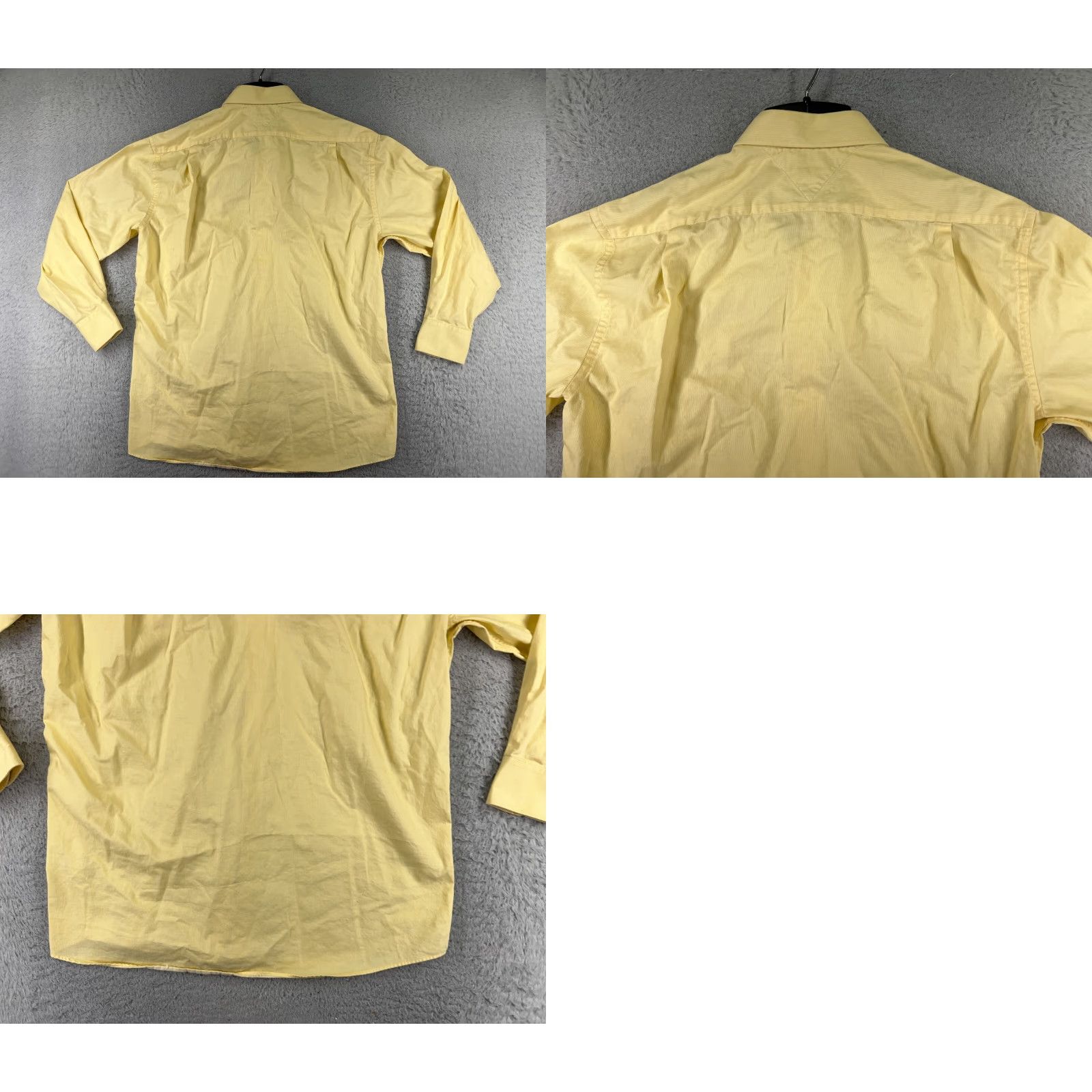 Tommy Hilfiger Tommy Hilfiger Shirt Men 16 Yellow 32-33 Button Regular Fit Pocket Long Sleeve Size US L / EU 52-54 / 3 - 9 Thumbnail
