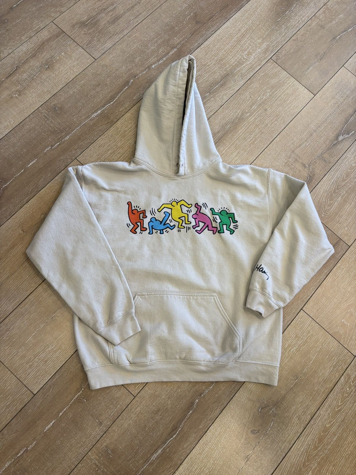 Keith Haring Keith Haring Foundation x Ripple Junction Dancing Men Hoodie Size US L / EU 52-54 / 3 - 1 Thumbnail