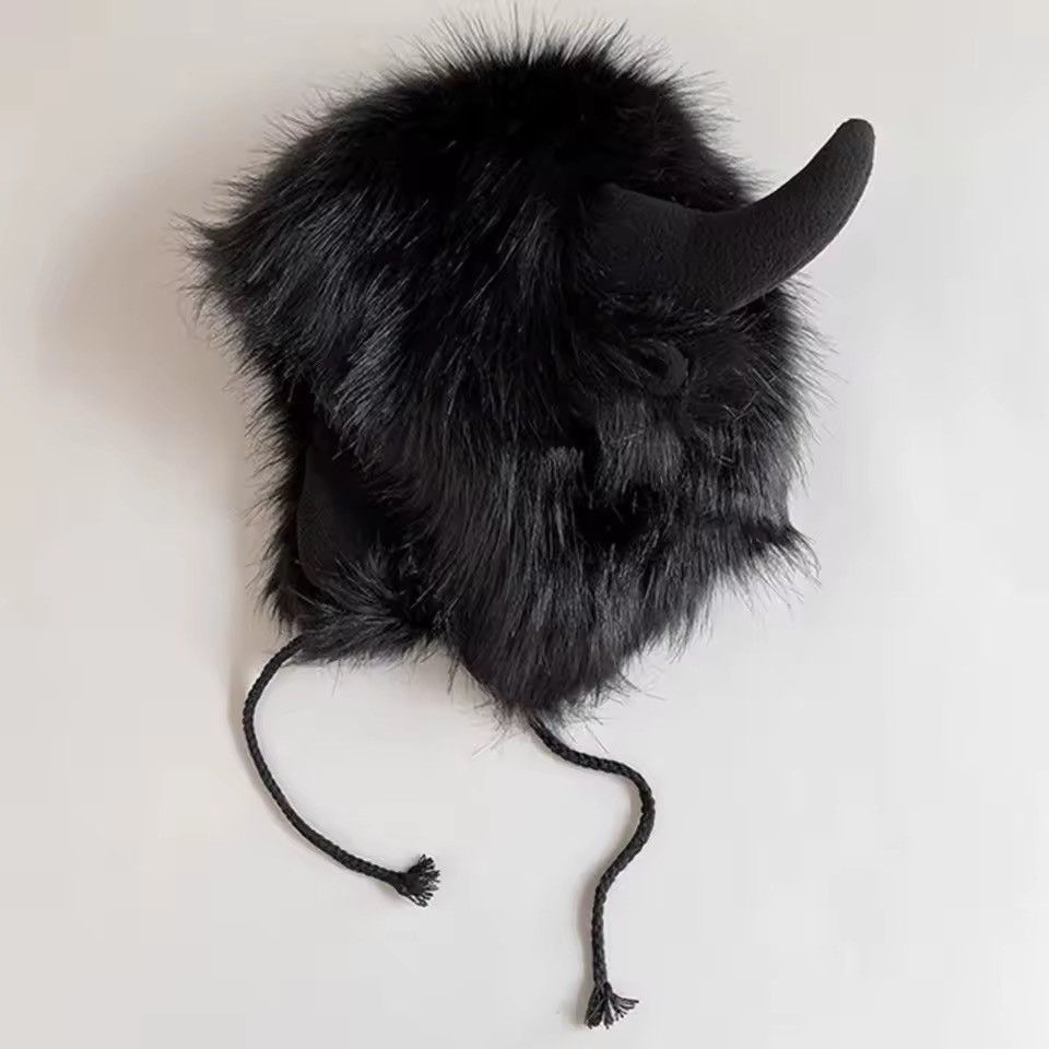 Other Fluffy Plush Japanese Cartoon Devil Hat Size ONE SIZE - 4 Thumbnail