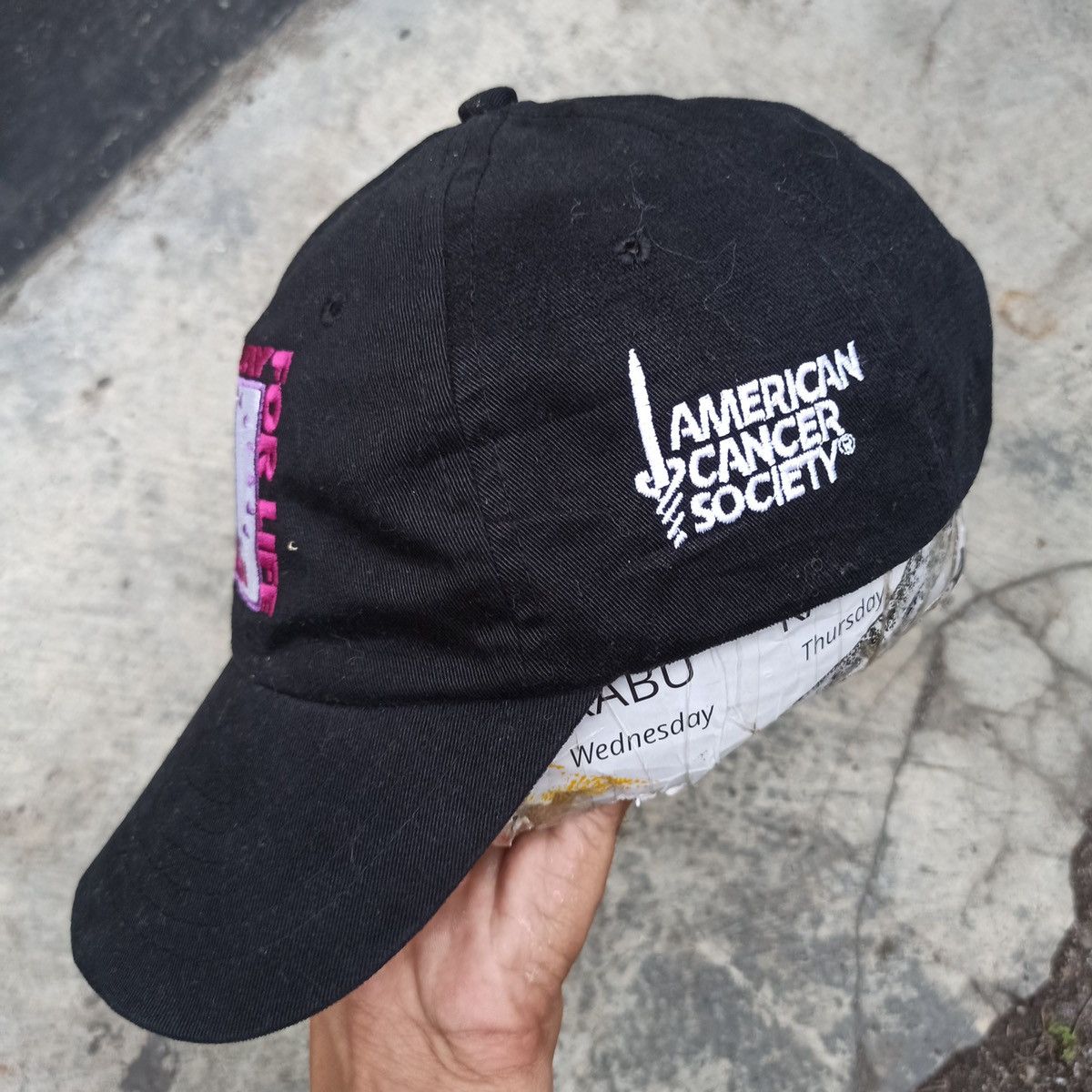 Vintage Vintage 2004 Relay For Life Cancer Marathon Event hat Size ONE SIZE - 3 Thumbnail