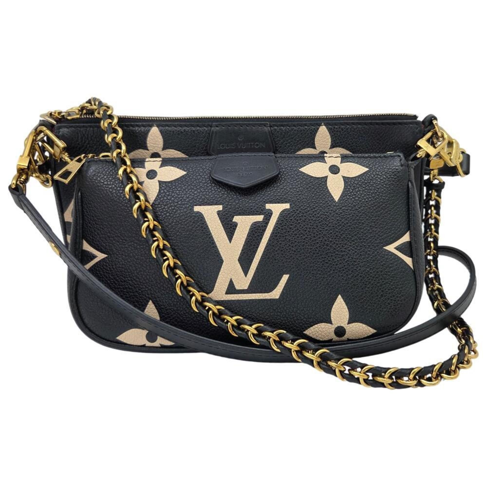 Louis Vuitton LOUIS VUITTON Monogram Empreinte Multi Pochette Accessoires M45777 Women's Shoulder Bag Size ONE SIZE - 1 Thumbnail