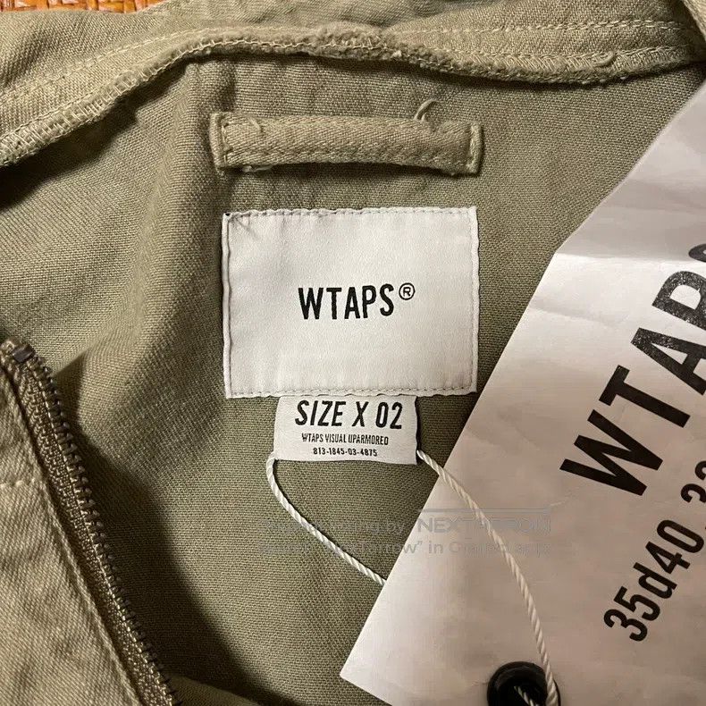 Other Wtaps Water-washed hooded pullover jacket Size US M / EU 48-50 / 2 - 6 Thumbnail