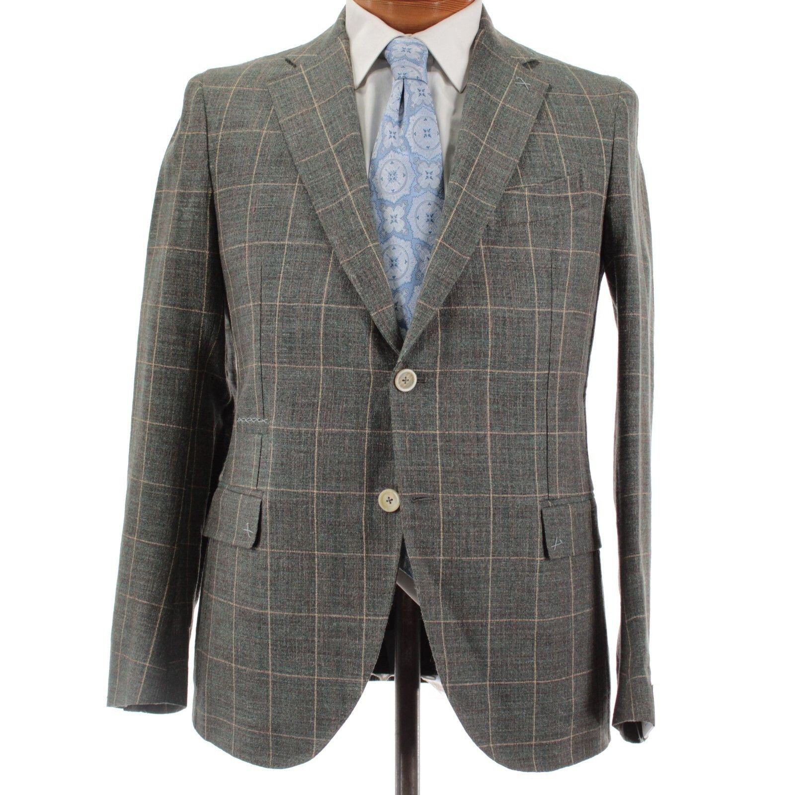 Eleventy Eleventy Platinum NWT Soft Jacket Size 50 (40R US) In Green Size 40R - 1 Thumbnail