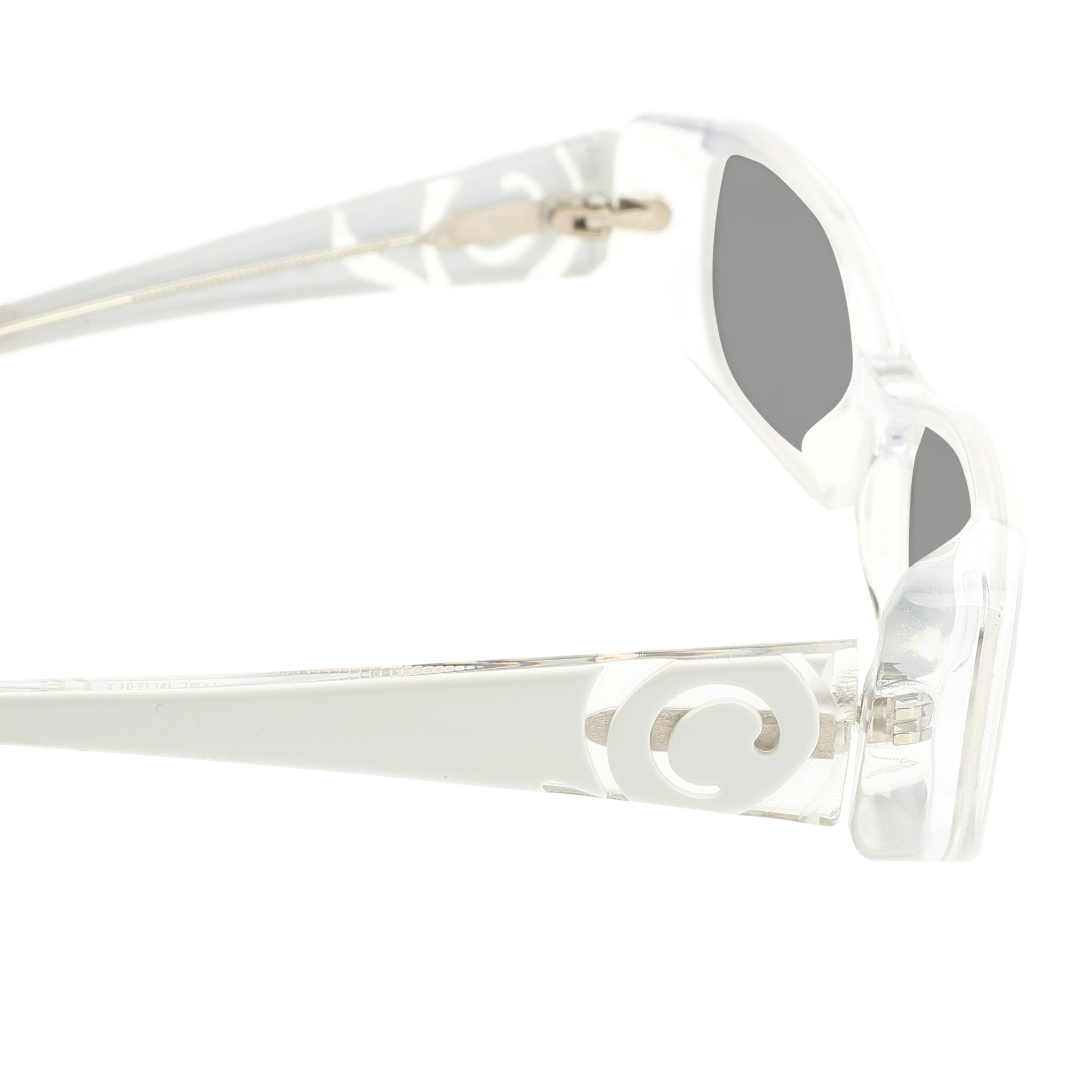 Alexander McQueen Alexander McQueen 00s White Transparent Sunglasses Size ONE SIZE - 3 Thumbnail