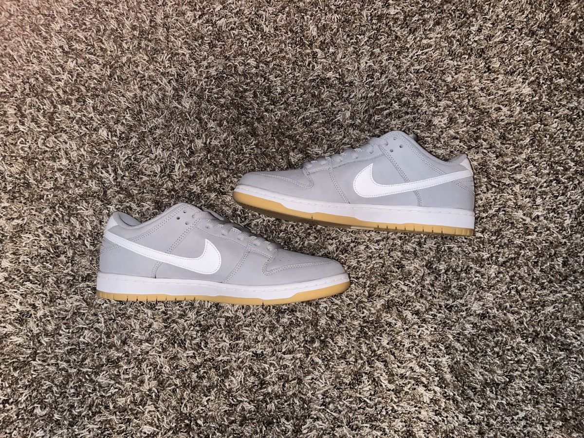 Nike Nike SB Dunk Low Pro ISO Orange Label Wolf Grey Gum Size US 11 / EU 44 - 3 Thumbnail
