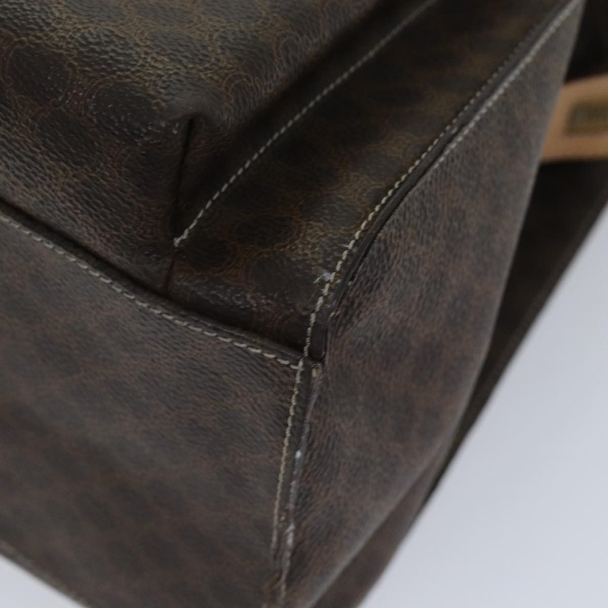 Celine CELINE Macadam Canvas Tote Bag Pvc Brown Size ONE SIZE - 10 Thumbnail