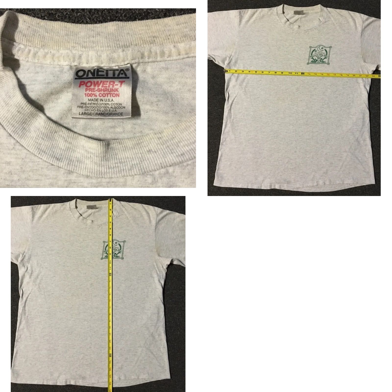 Vintage Vtg 90s Flagstaff Brew Ha Ha Faded Distress Beer Fest Shirt L Funny Grunge Biker Shirt Size US L / EU 52-54 / 3 - 11 Thumbnail