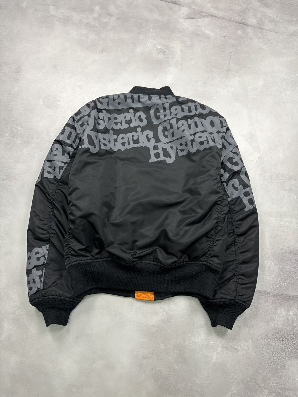 Hysteric Glamour Hysteric Glamour Typewriter Logo Bomber Jacket(Black/M) Size US M / EU 48-50 / 2 - 3 Thumbnail