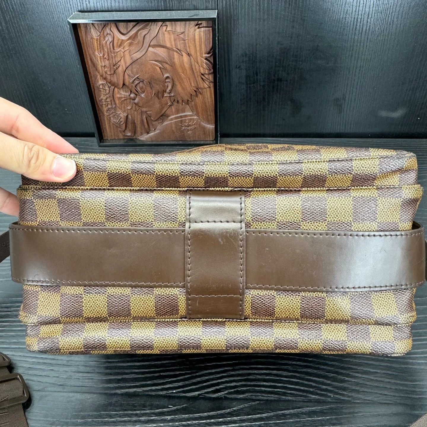 Louis Vuitton LV Brown Damier Tofu Messenger Bag 28x24cm Size ONE SIZE - 7 Thumbnail