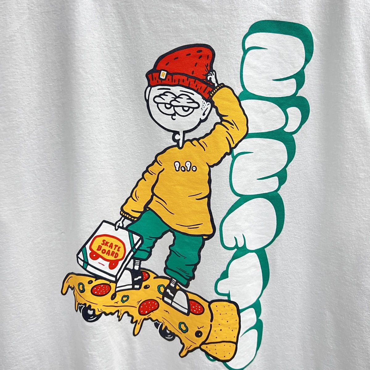 Vintage VTG NINETY SKATE BOARD TEE Size US L / EU 52-54 / 3 - 2 Thumbnail