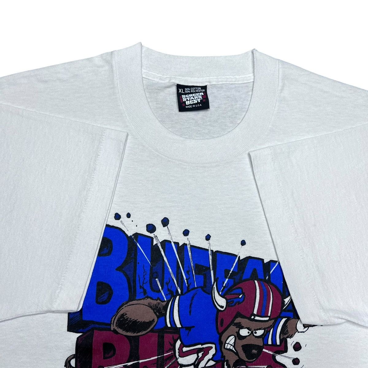 NFL Vintage 1990 NFL Buffalo Bills AFC East Champions T-Shirt Size US XL / EU 56 / 4 - 2 Thumbnail