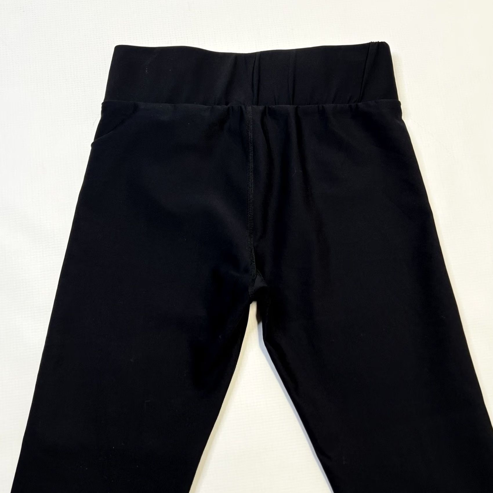 Vintage Carbon38 Leggings Womens Black Size S Ruffle On Ankles Size 28" / US 6 / IT 42 - 4 Thumbnail