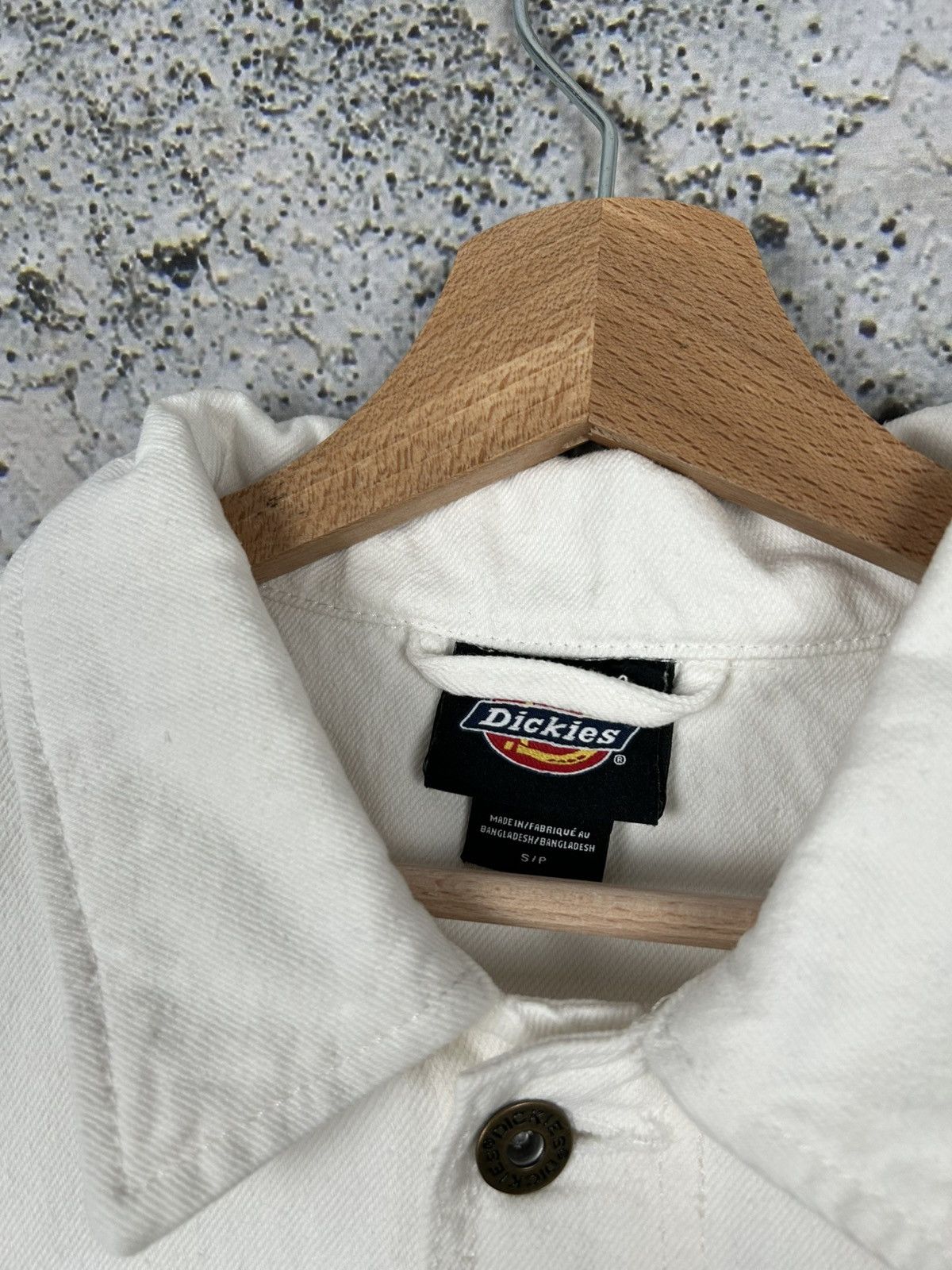 Dickies Dickies White Denim Jacket Trucker Workwear Skateboarding Size US S / EU 44-46 / 1 - 5 Thumbnail