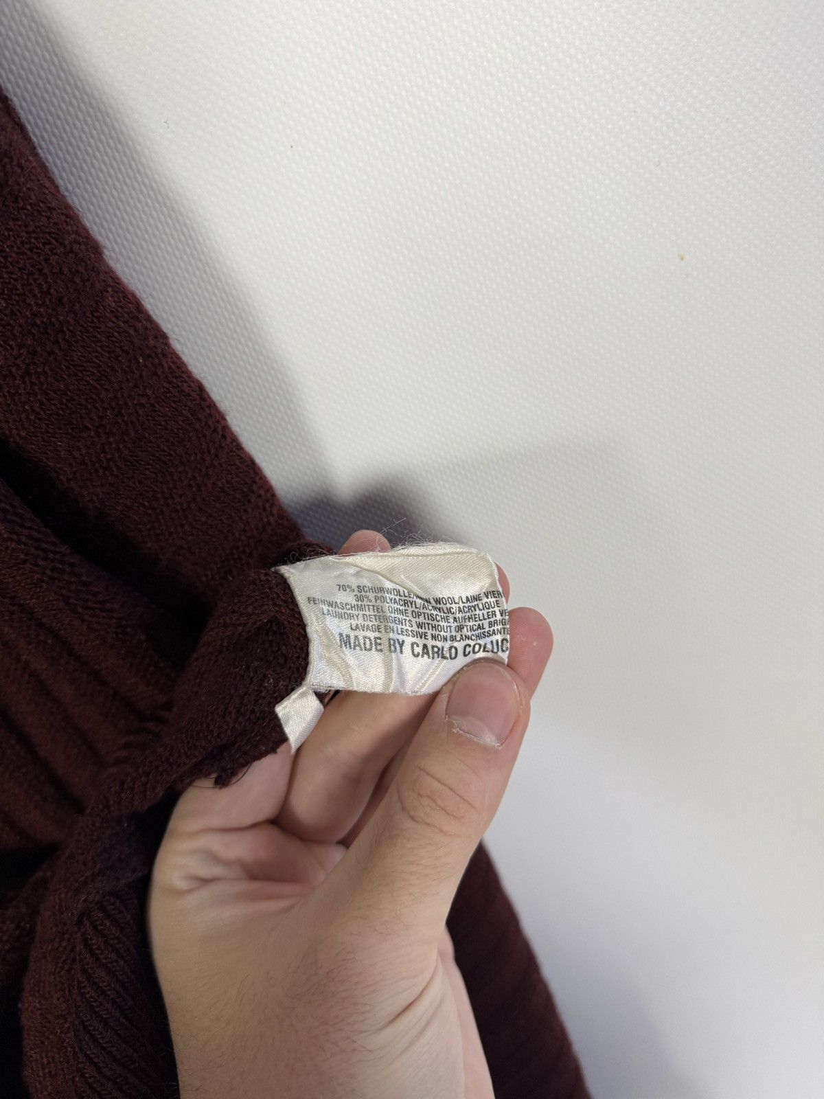 Carlo Colucci Vintage Carlo Colucci Classic Wool Sweater Pullover Size 52 Size US XL / EU 56 / 4 - 9 Thumbnail