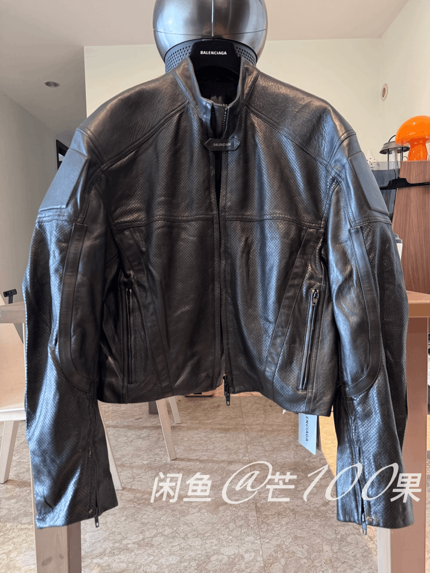Balenciaga Balenciaga 25 Lambskin Biker Jacket Size US S / EU 44-46 / 1 - 1 Thumbnail