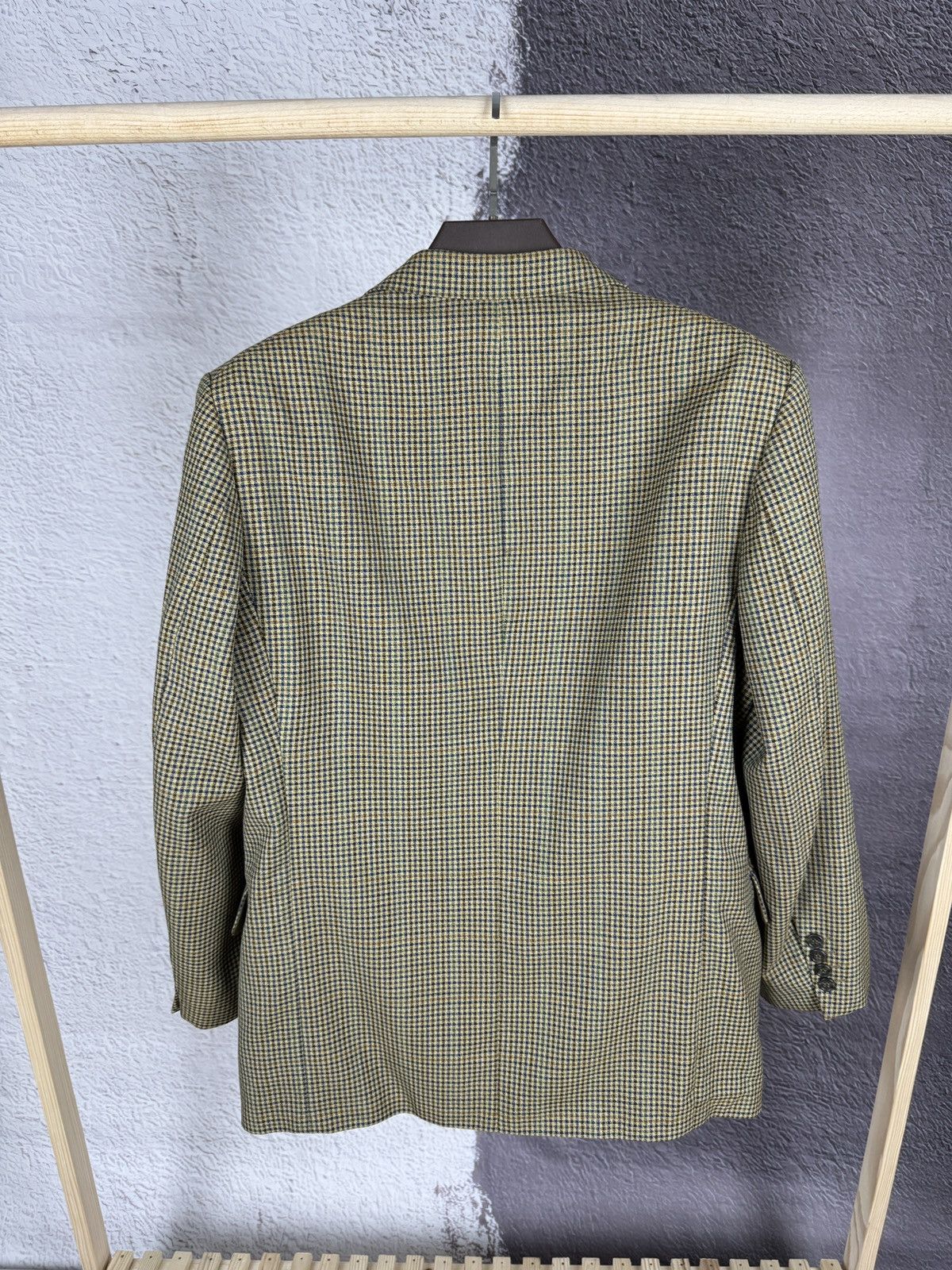 Burberry Burberrys Prorsum vintage checkered houndstooth blazer Size 44R - 12 Thumbnail