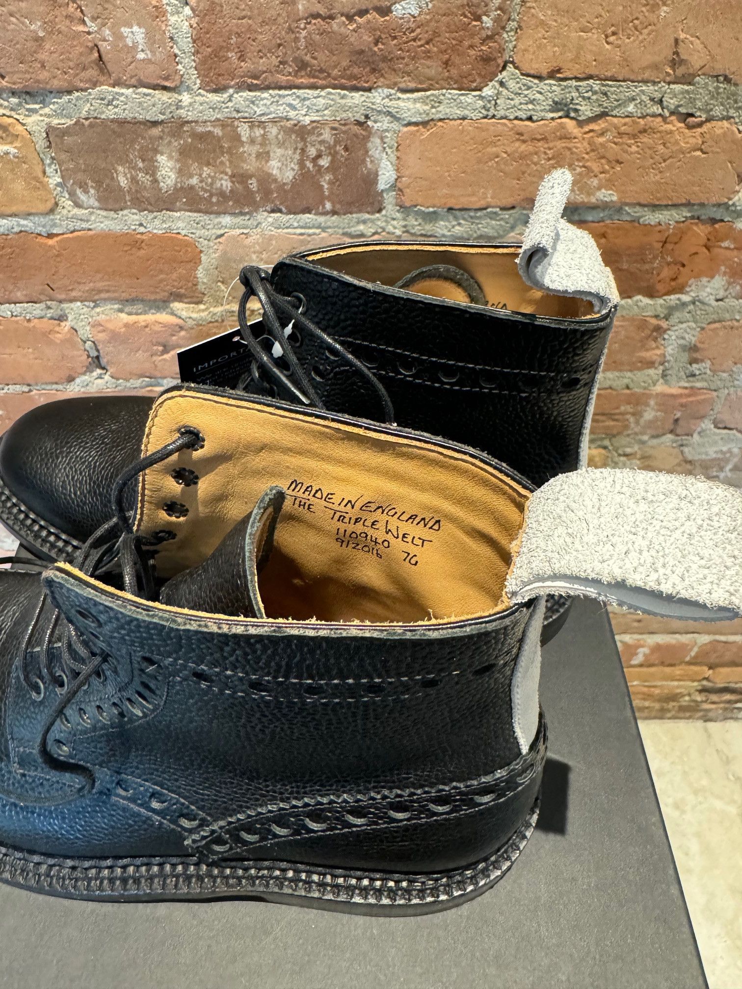 Neighborhood NEIGHBORHOOD x Grenson "Charles" Triple Welt Brogue Boots Size US 8 / EU 41 - 5 Thumbnail