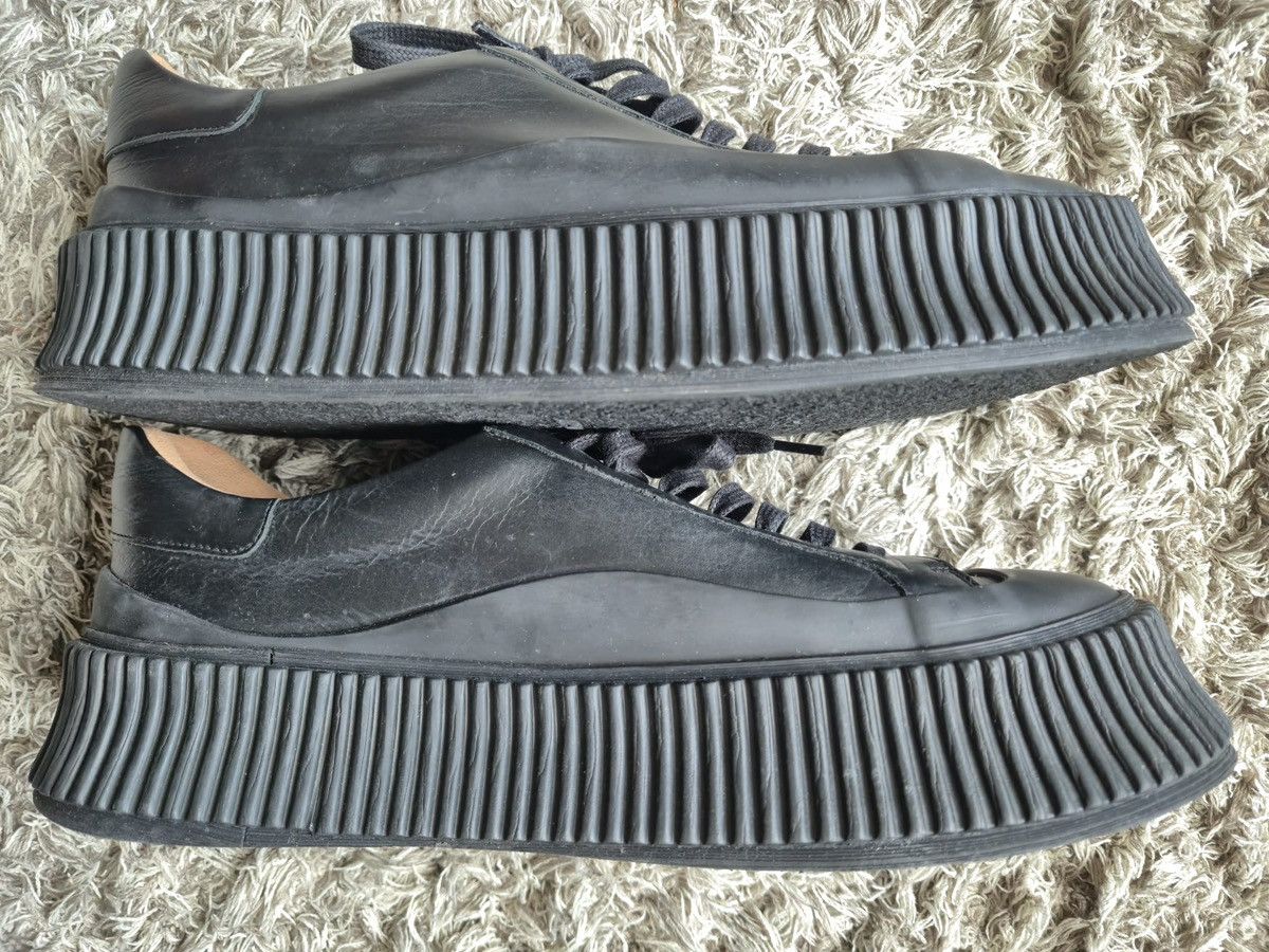 Jil Sander lace up leather platform sneakers Size US 9 / EU 42 - 7 Thumbnail