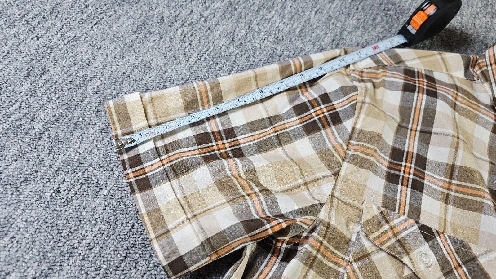 No Fear No Fear Vintage 90s Brown Plaid Flannel Shirt Grunge Men L Size US L / EU 52-54 / 3 - 8 Thumbnail