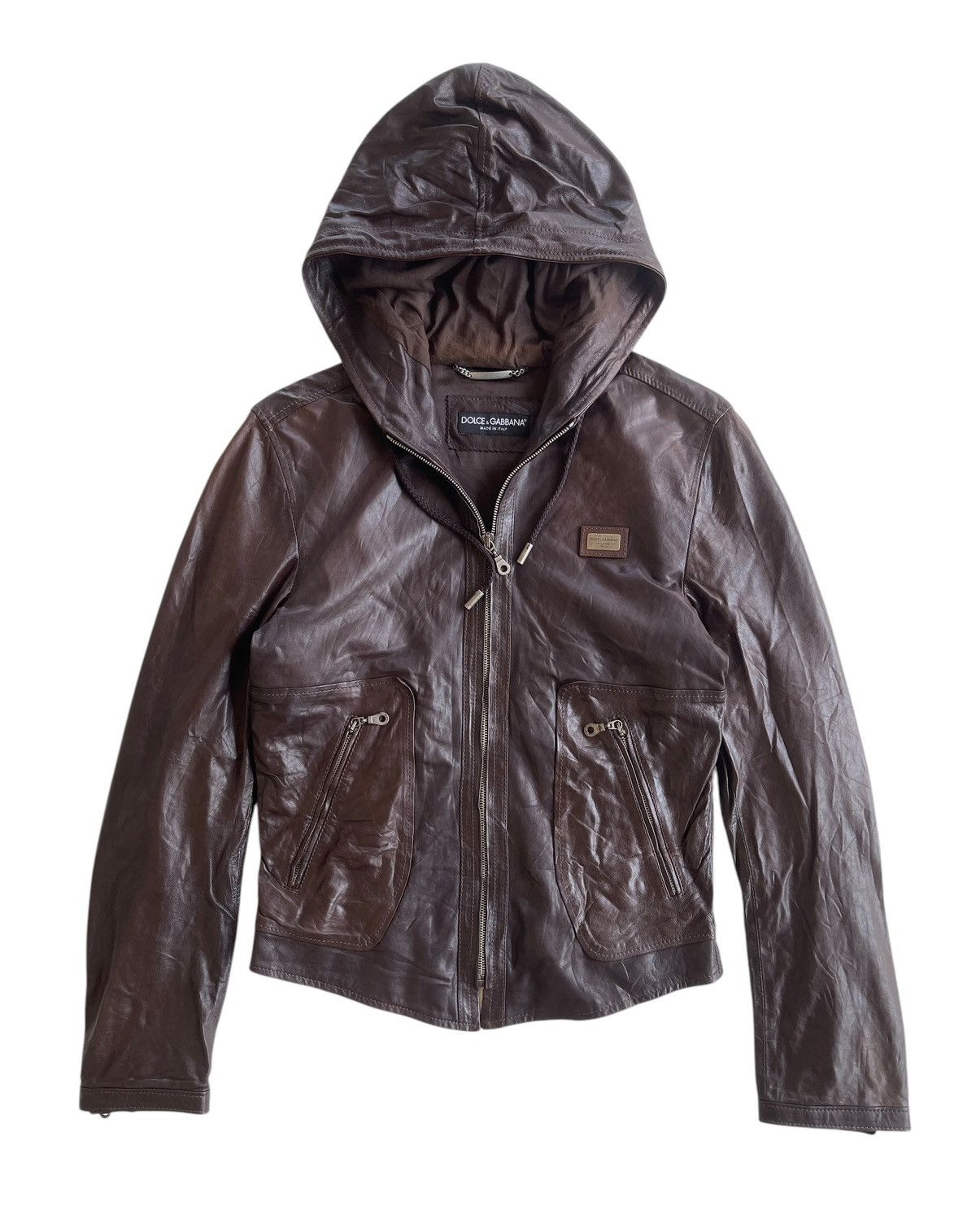 Dolce & Gabbana Dolce & Gabbana Lambskin Hooded Size US S / EU 44-46 / 1 - 2 Thumbnail
