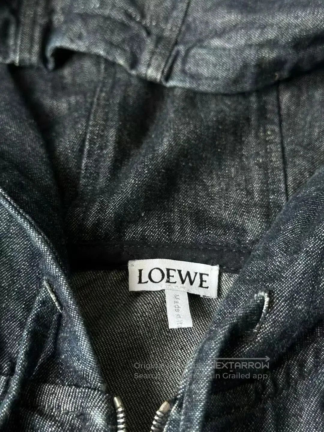 Loewe Loewe Denim Hooded Jacket. Size XS / US 0-2 / IT 36-38 - 3 Thumbnail