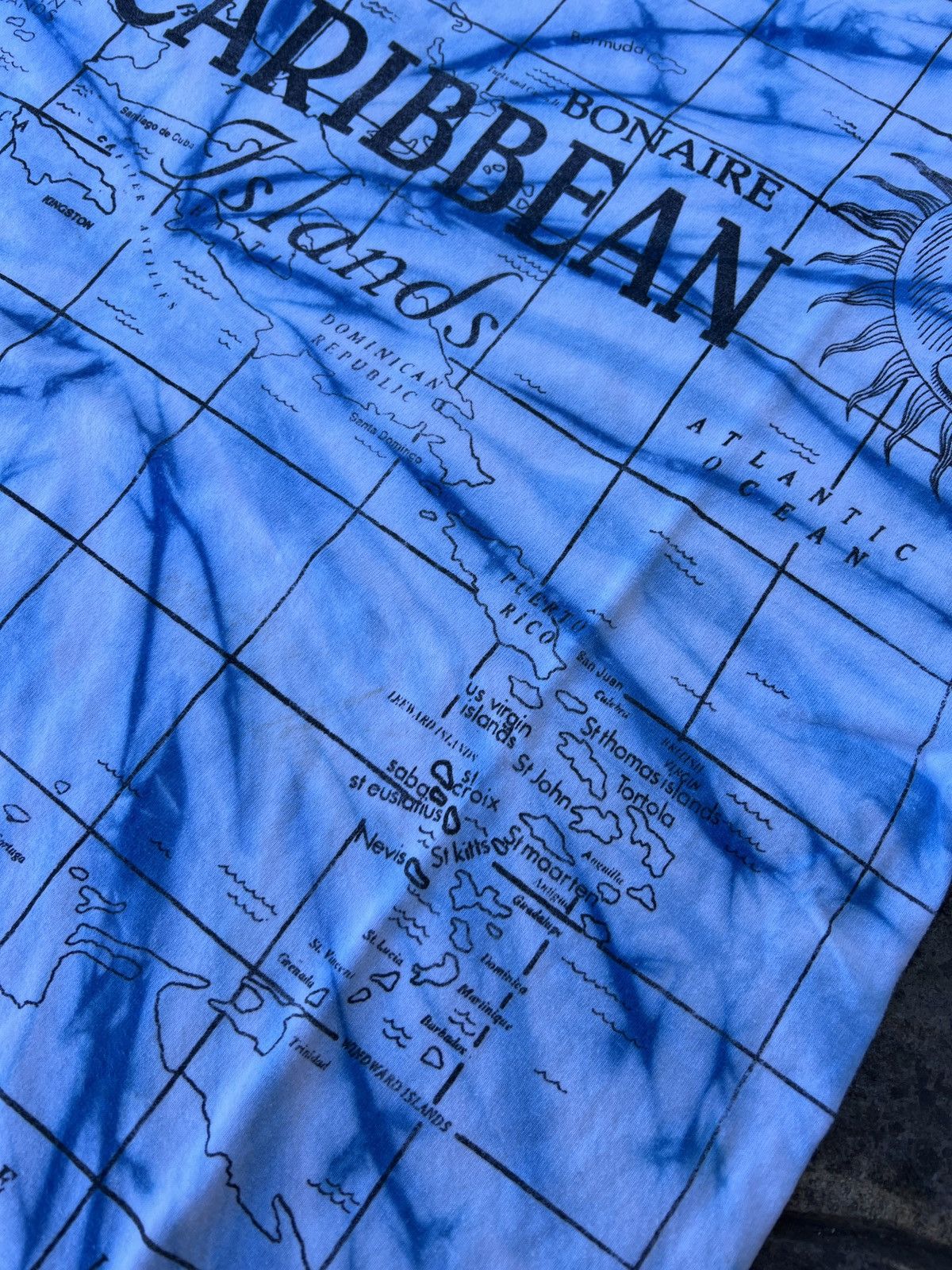 Hanes × Vintage Vintage AOP Caribbean Islands Tie Dye Shirt Size US XL / EU 56 / 4 - 5 Thumbnail