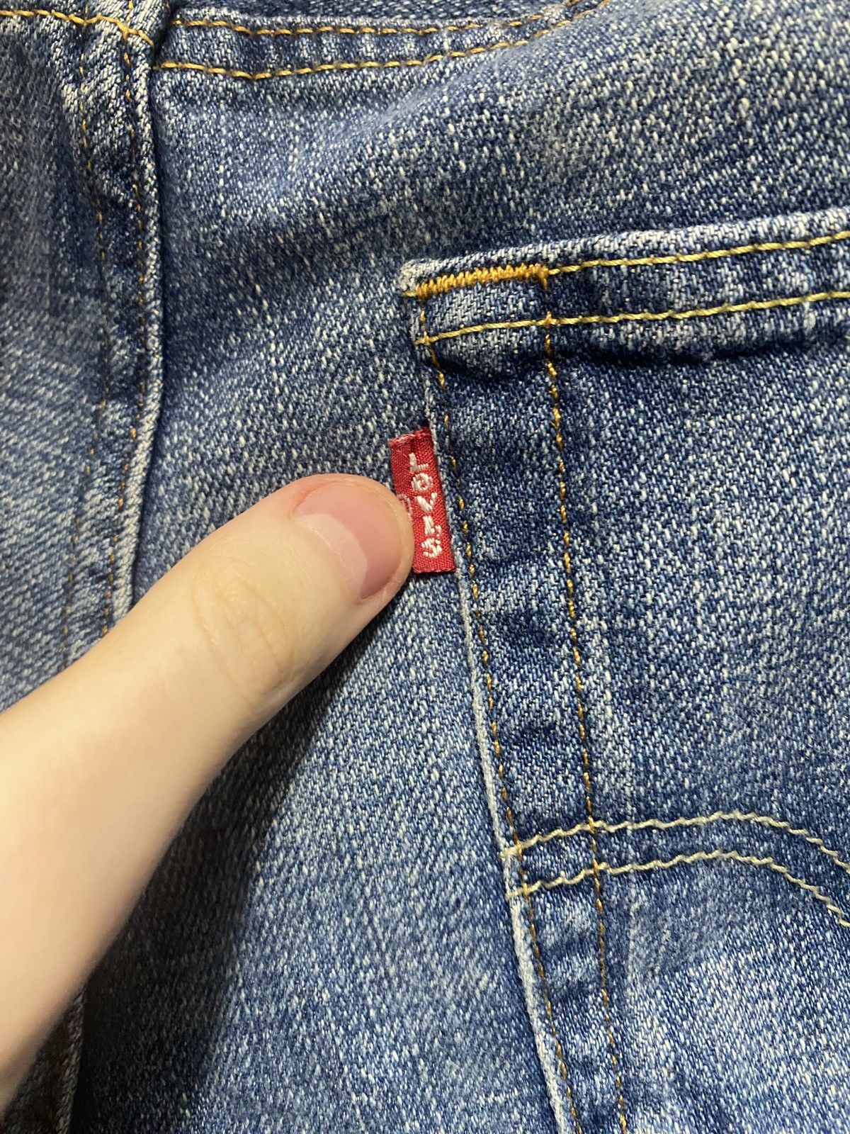 Levi's Vintage Clothing Rare vintage bootcut levis denim trousers 00s Size US 33 - 11 Thumbnail