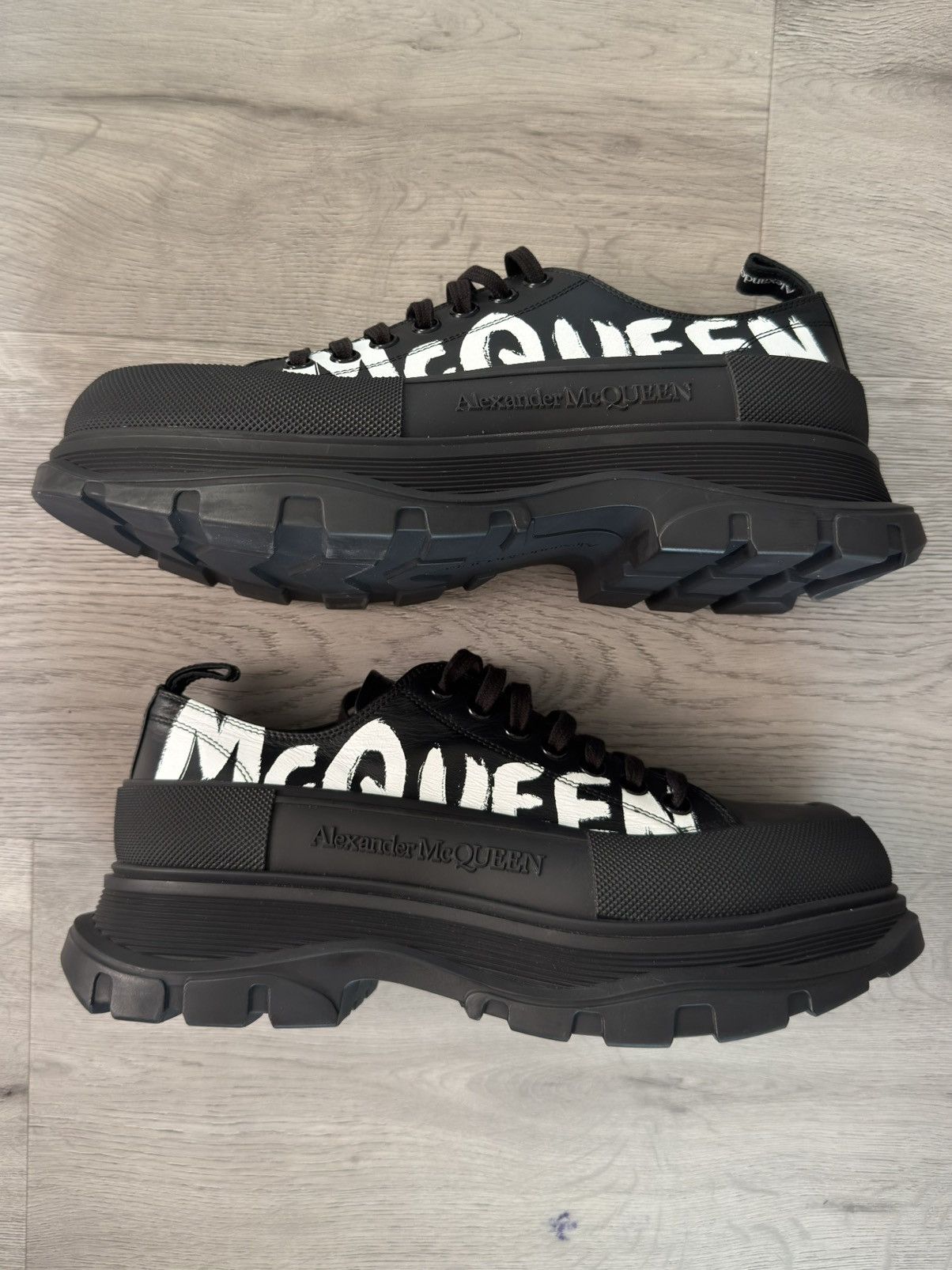 Alexander McQueen Alexander McQueen Tread Slick Low Lace Up Size US 11 / EU 44 - 1 Thumbnail