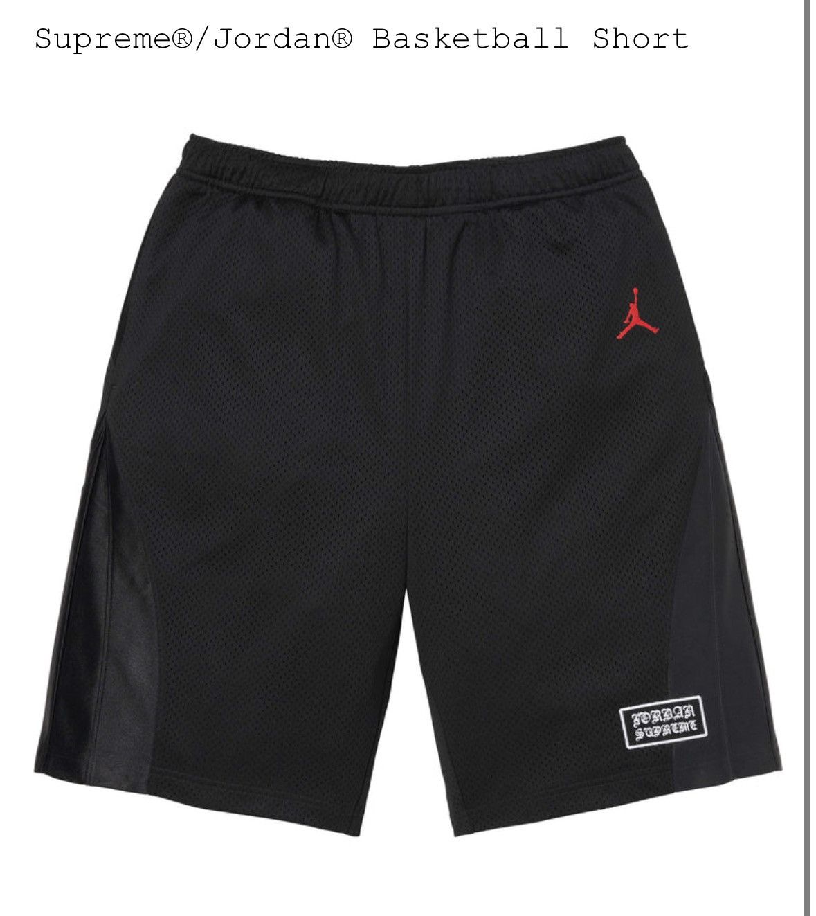 Supreme Supreme Side Pocket Basketball Shorts SS25 Black | Grailed