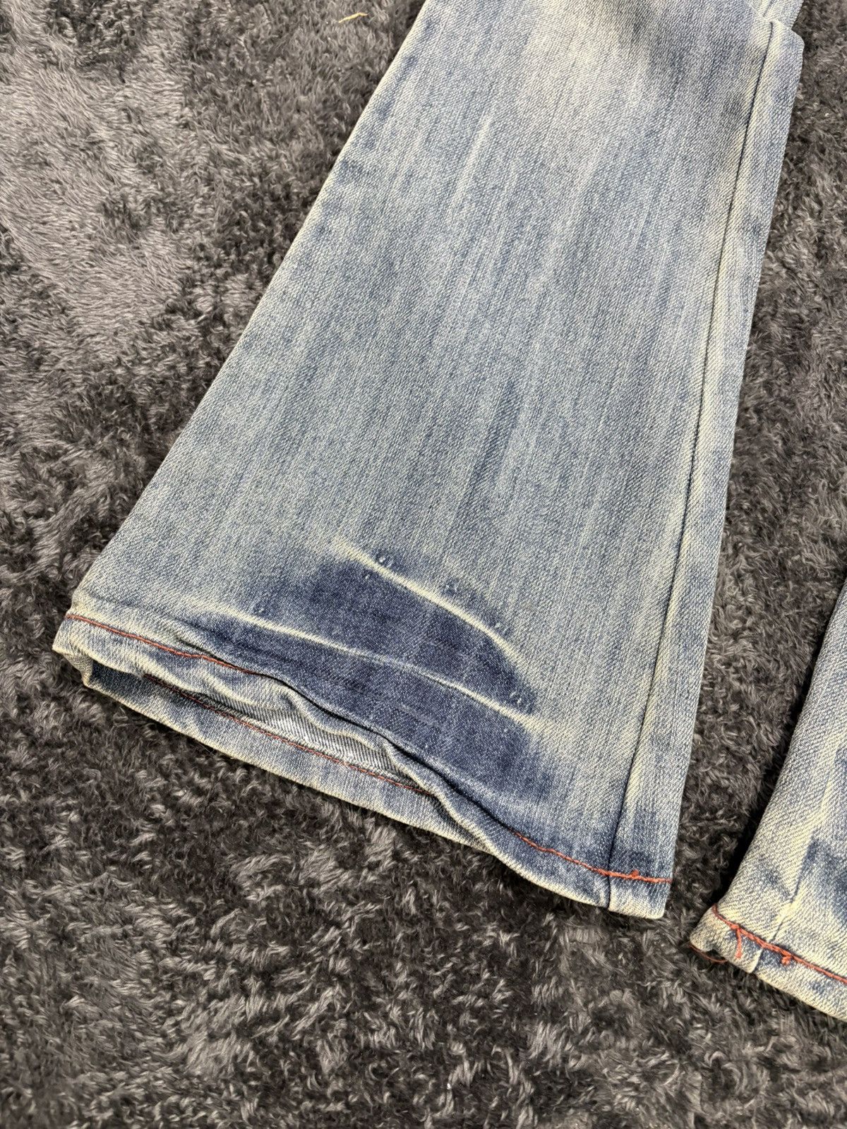 Miss Sixty Vintage Faded Distressed Y2K Flared Jeans Miss Sixty Style Size 27" / US 4 / IT 40 - 3 Thumbnail