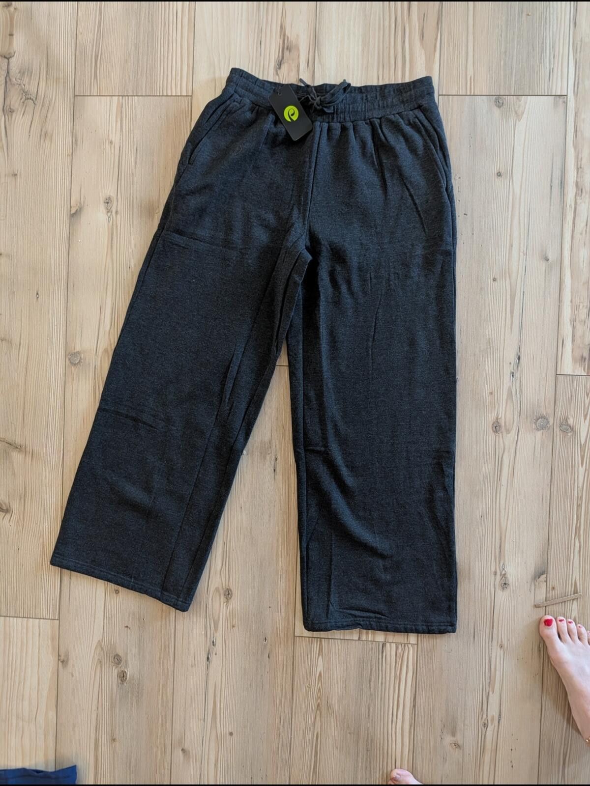 Other Relaxed Wide-Leg Lounge Pants in Charcoal Size 32" / US 10 / IT 46 - 6 Thumbnail