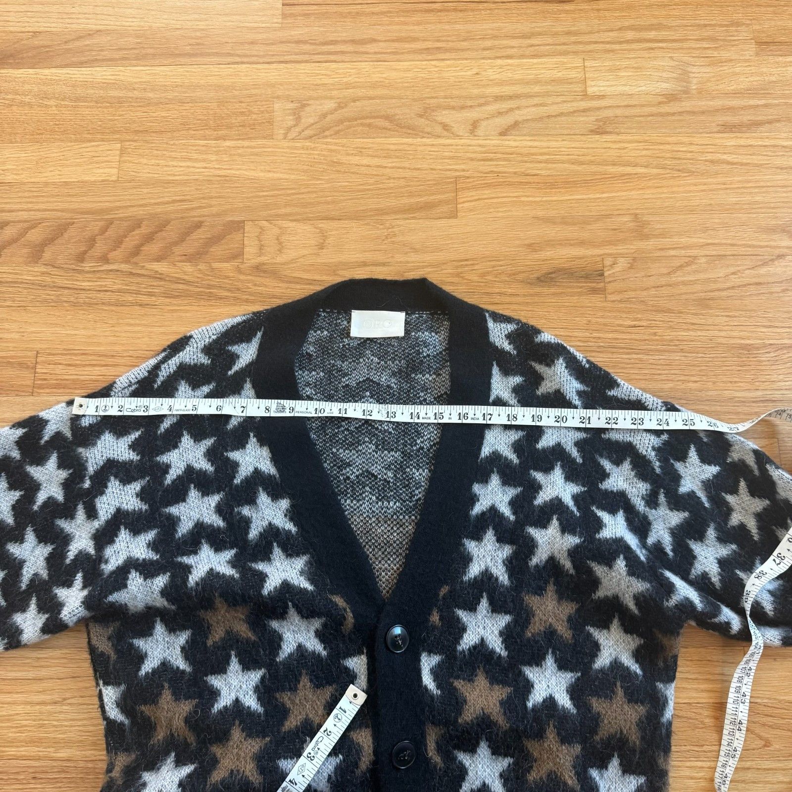 Oro Los Angeles ORO Los Angeles Star Knit Mohair Blend Cardigan Size US M / EU 48-50 / 2 - 4 Thumbnail
