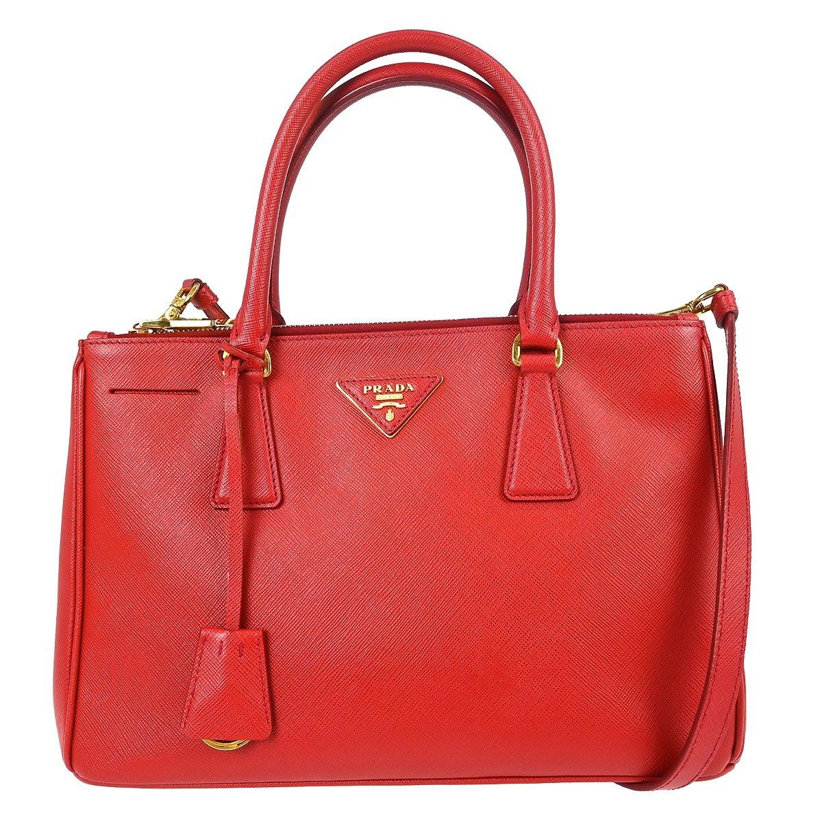 Prada Prada Gardener's Tote Saffiano Leather Size ONE SIZE - 1 Thumbnail