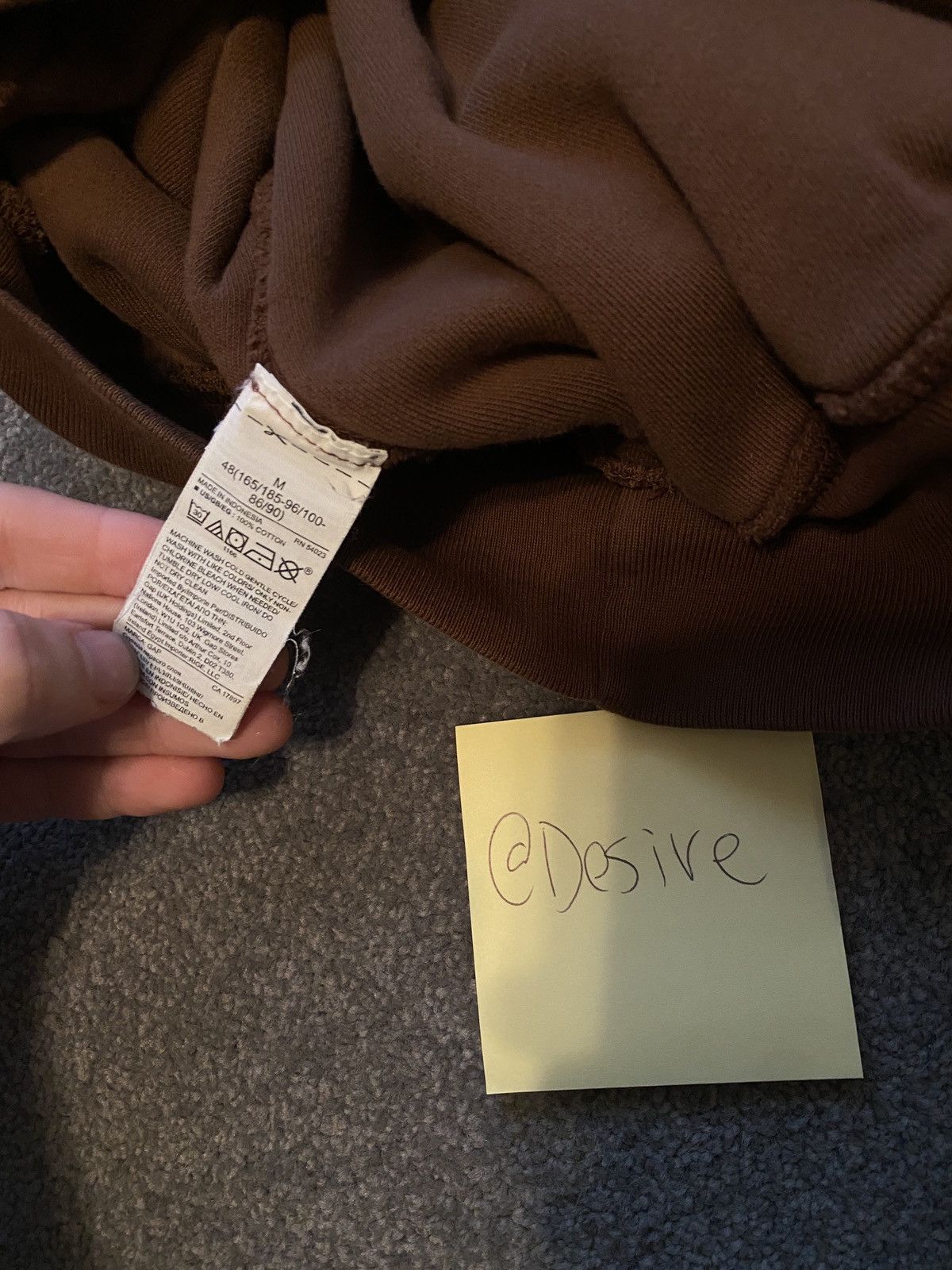 Gap × Yeezy Yeezy Gap Cropped Hoodie size M Size US M / EU 48-50 / 2 - 4 Thumbnail