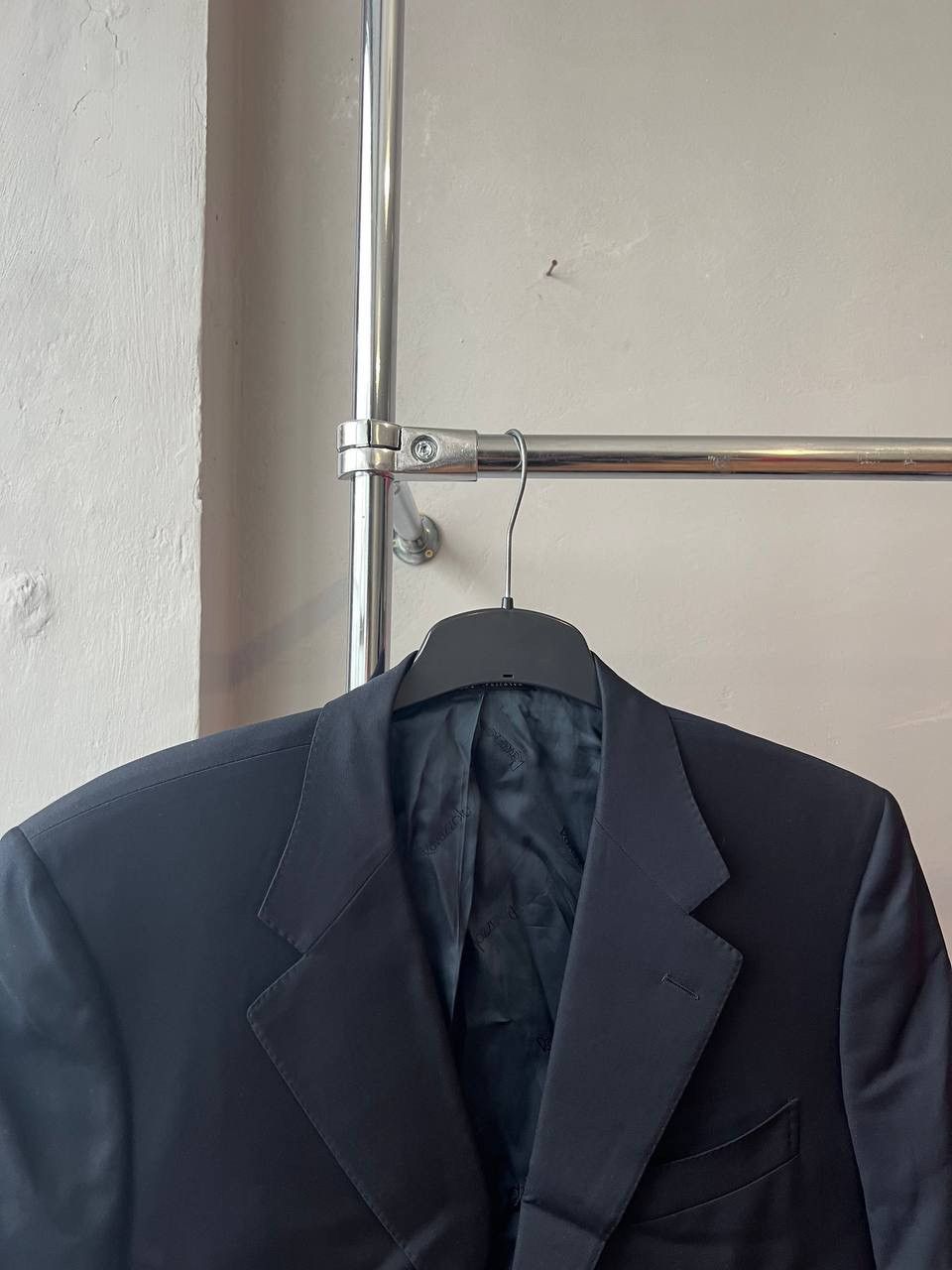 Ravazzolo RAVAZZOLO SARTORIA VINTAGE ITALY LANA WOOL SOLID BLAZER 52 Size 52R - 6 Thumbnail