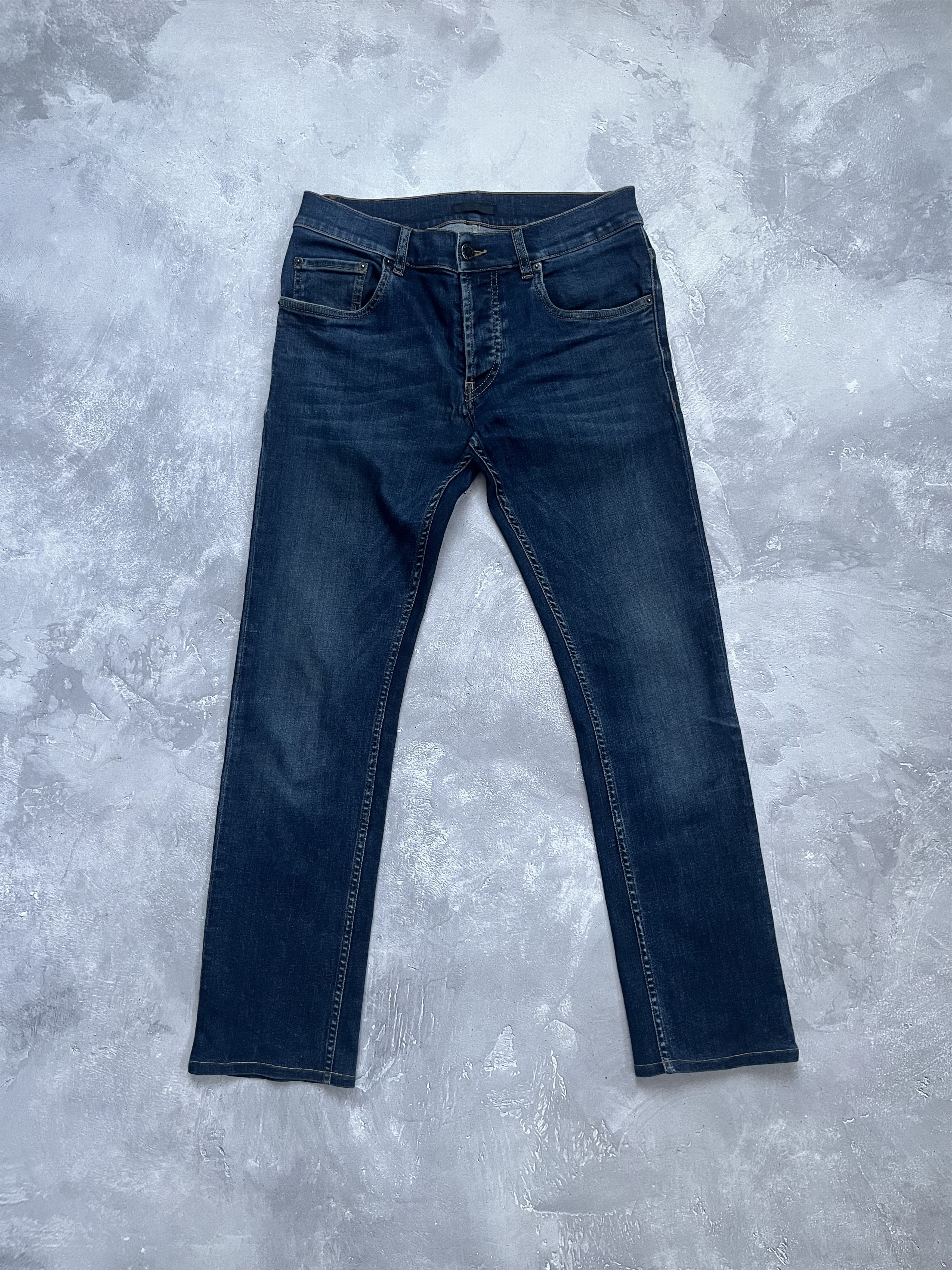 Prada Prada Denim Jeans Women Blue Black Tab Size 29 Size 29" - 1 Thumbnail