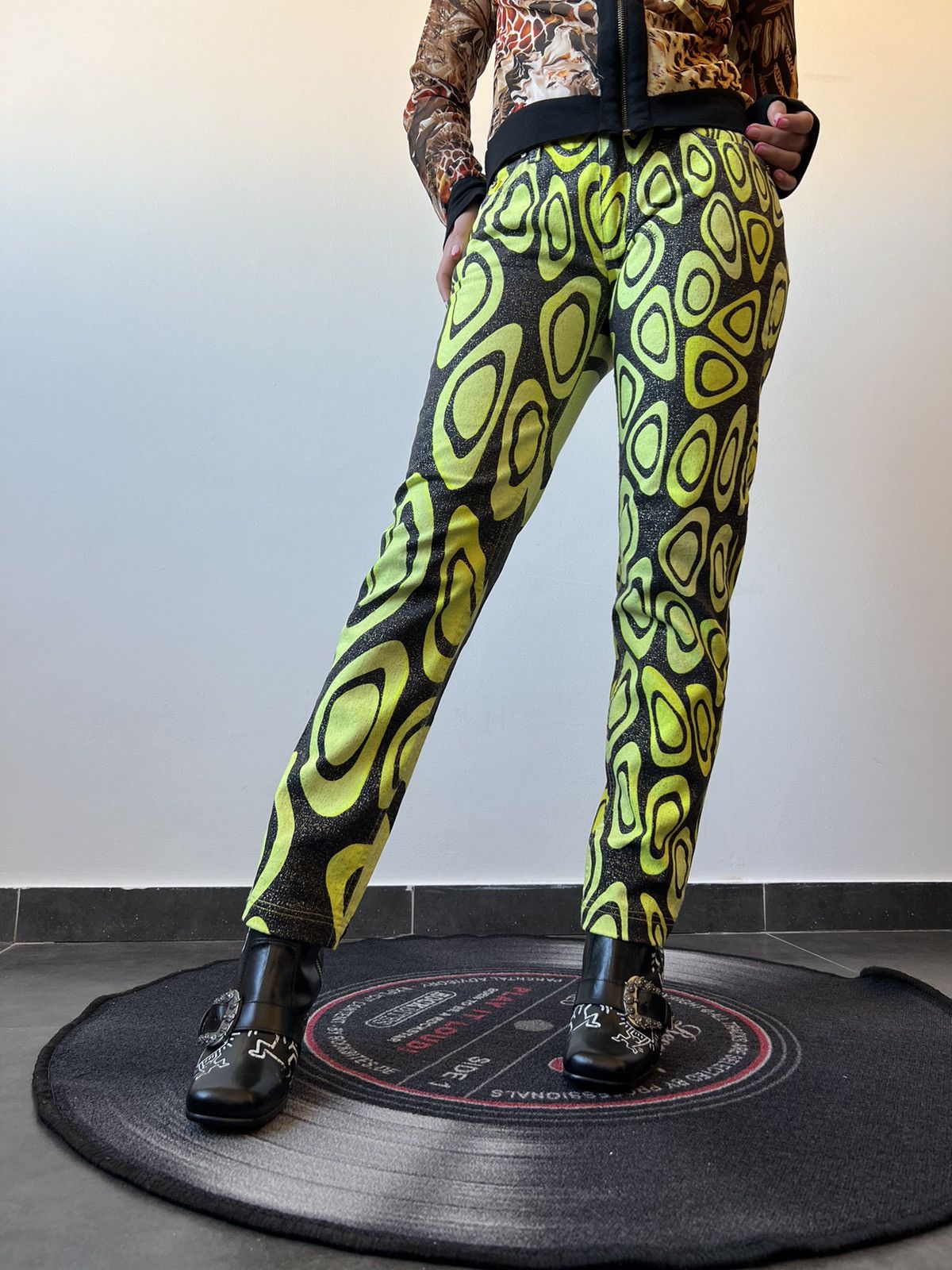 Roberto Cavalli Archive Roberto Cavalli Psychedelic Print Jeans Size 29" - 1 Thumbnail