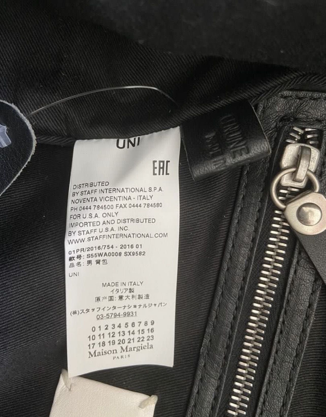 Maison Margiela Maison Margiela 4 stitches leather backpack Size ONE SIZE - 4 Thumbnail