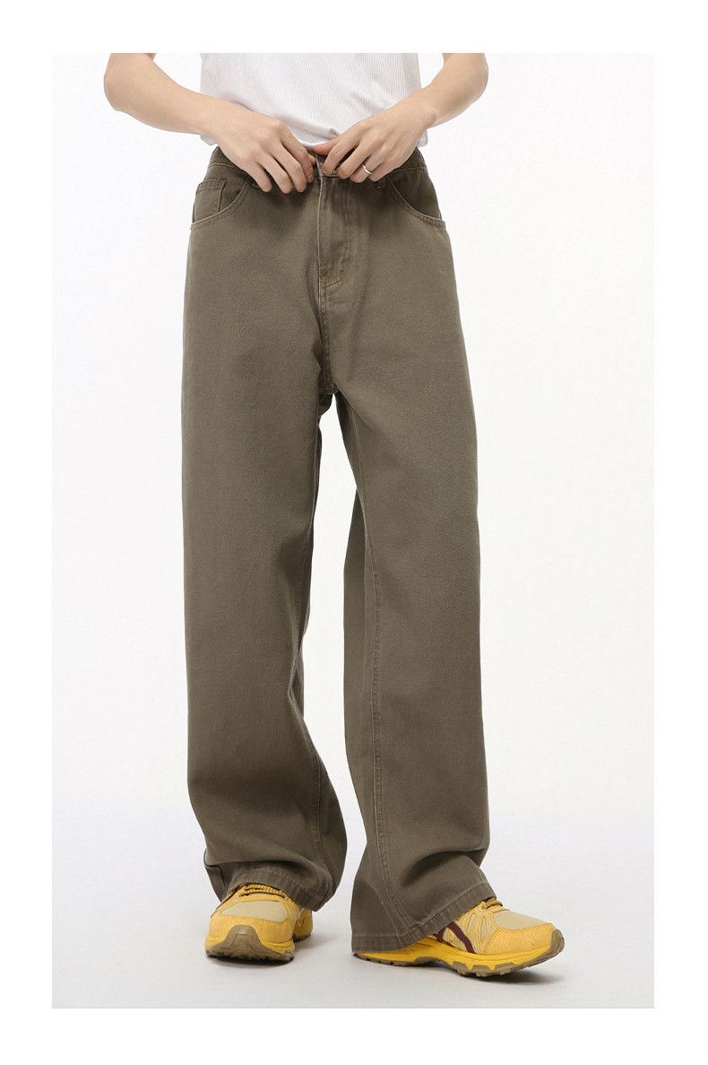 Japanese Brand × Jean Japanese style semi elastic waist straight loose jeans Size US 32 / EU 48 - 2 Thumbnail