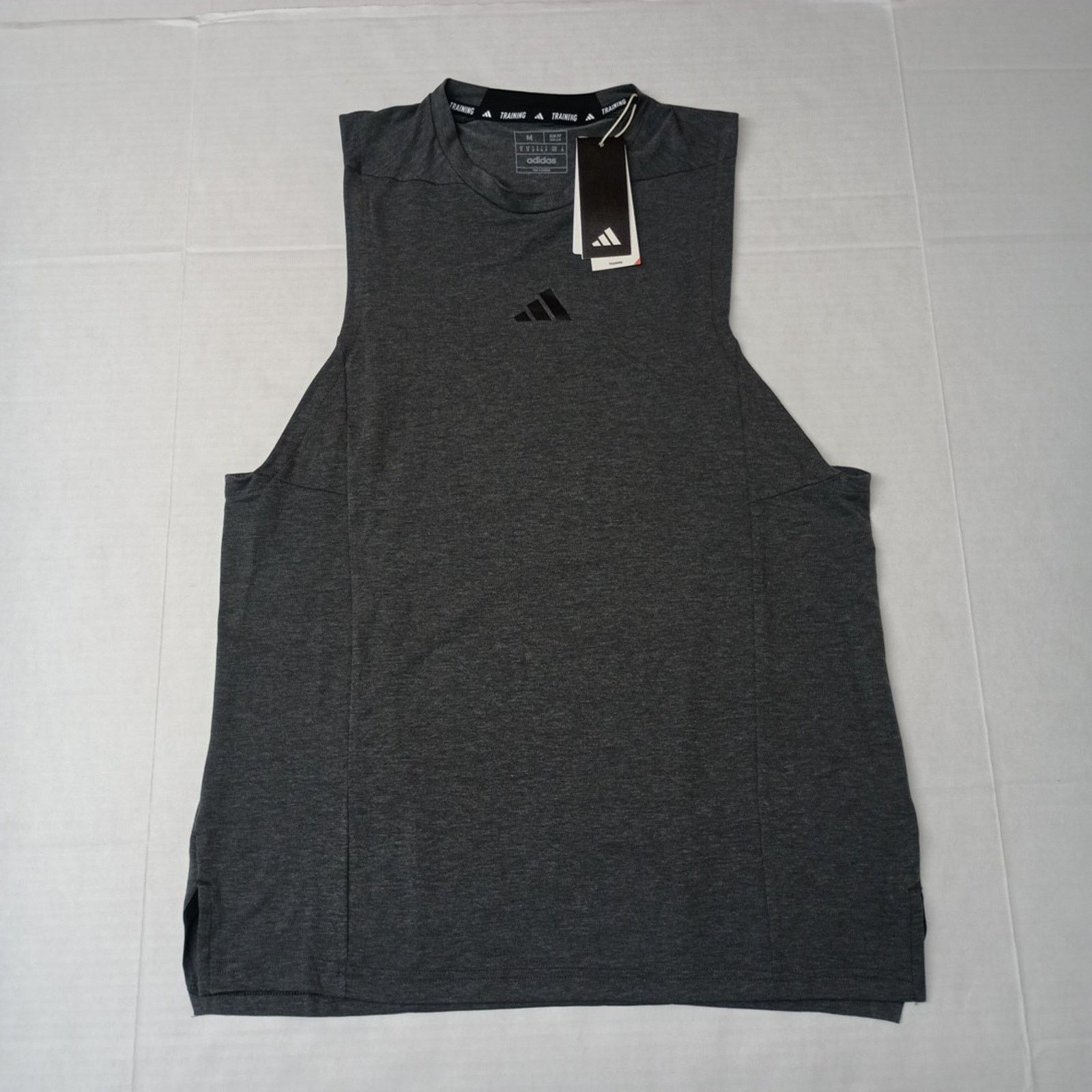 Adidas Adidas IS3819 D4T Tank Top Men's M Gray Slim Fit Training Size US M / EU 48-50 / 2 - 1 Thumbnail