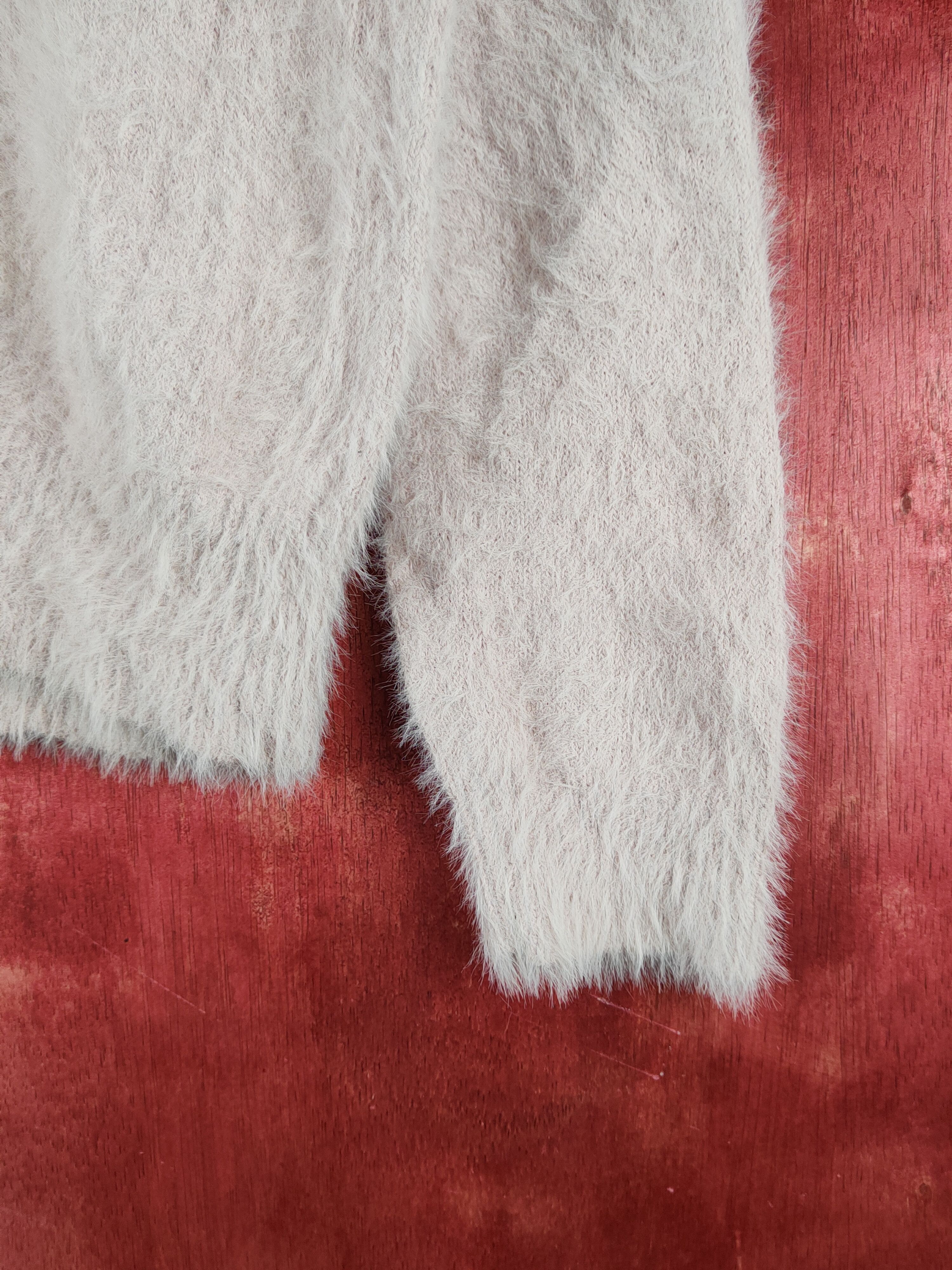 GU × Japanese Brand GU Light Purple Shag Shaggy Fur Mohair Knitwear #S1926 Size M / US 6-8 / IT 42-44 - 6 Thumbnail