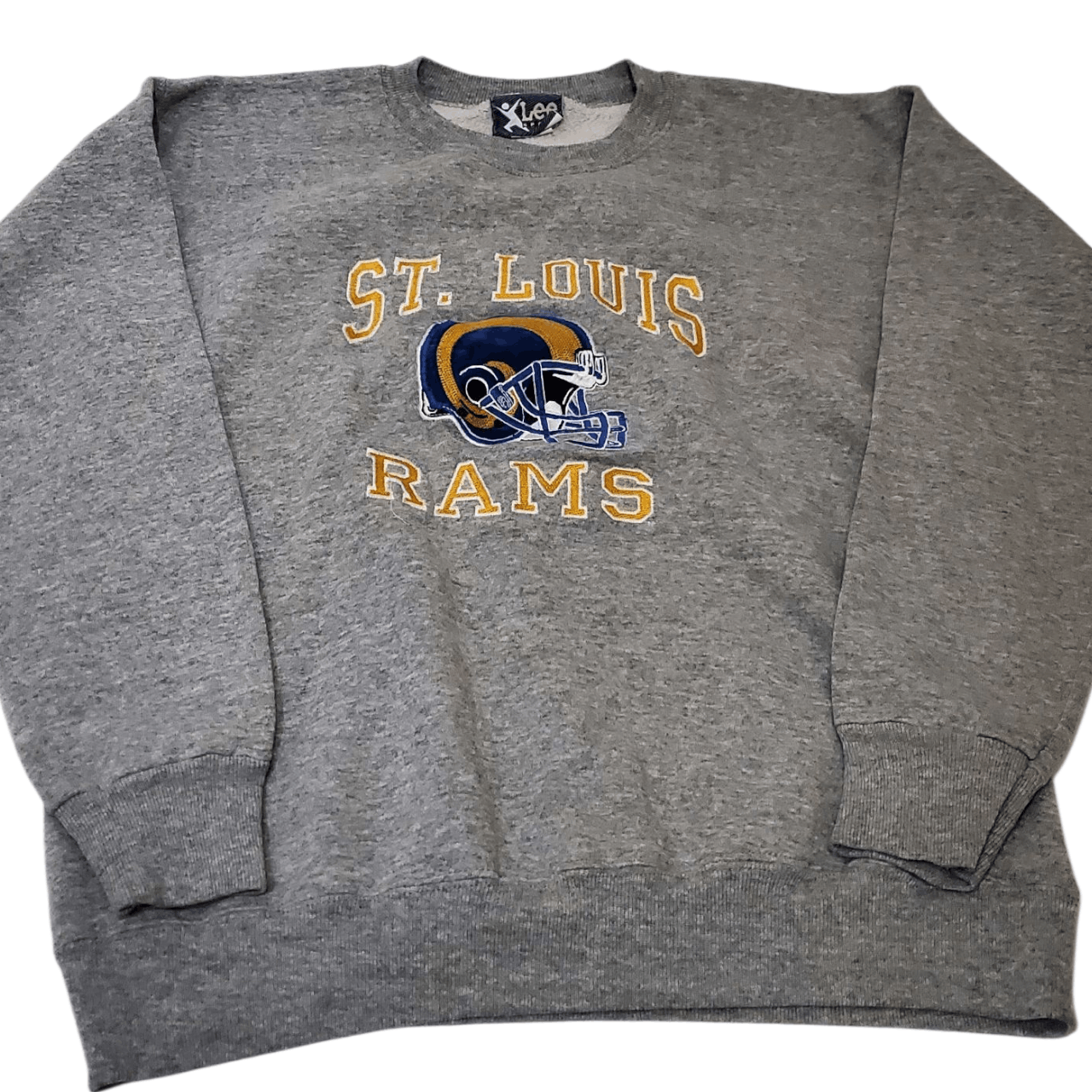 Vintage 90s St. Louis Rams Helmet Embroidered Sweatshirt Size US S / EU 44-46 / 1 - 2 Thumbnail