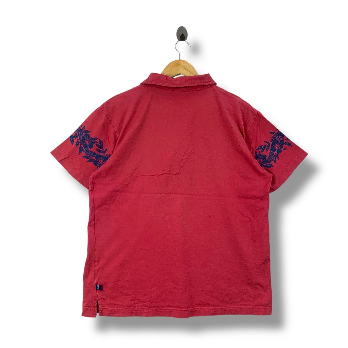 Vintage Vintage 90's PIKO Hawaiian Longboard Wear Surf Polo Shirt Size US L / EU 52-54 / 3 - 6 Thumbnail