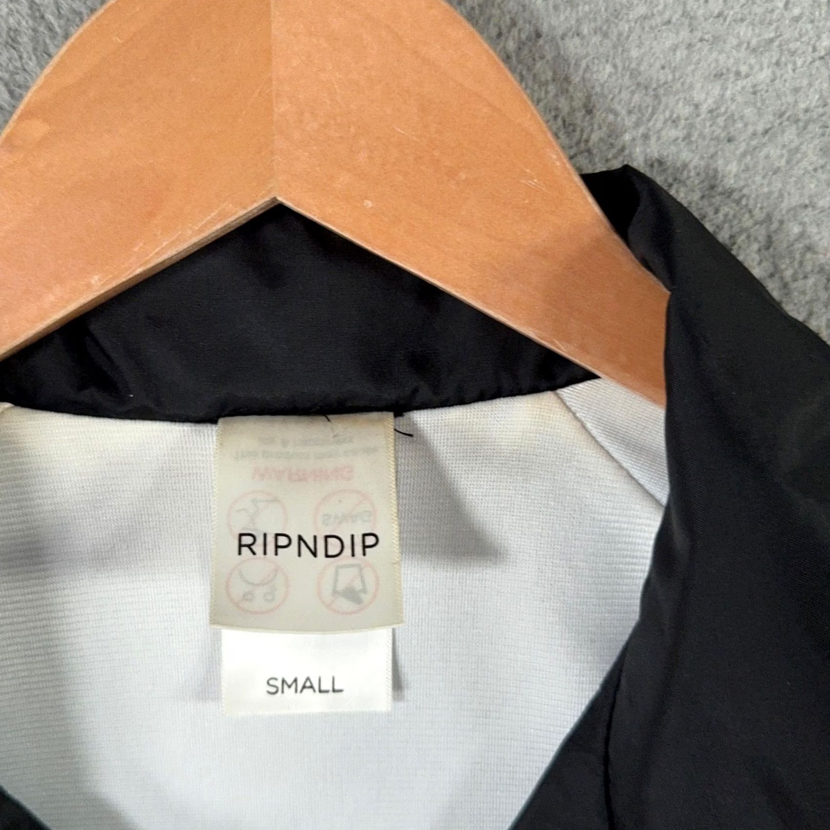 RIPNDIP RIPNDIP Jacket Mens Small Black We Out Here Alien Windbreaker Streetwear Coach Size US S / EU 44-46 / 1 - 7 Thumbnail