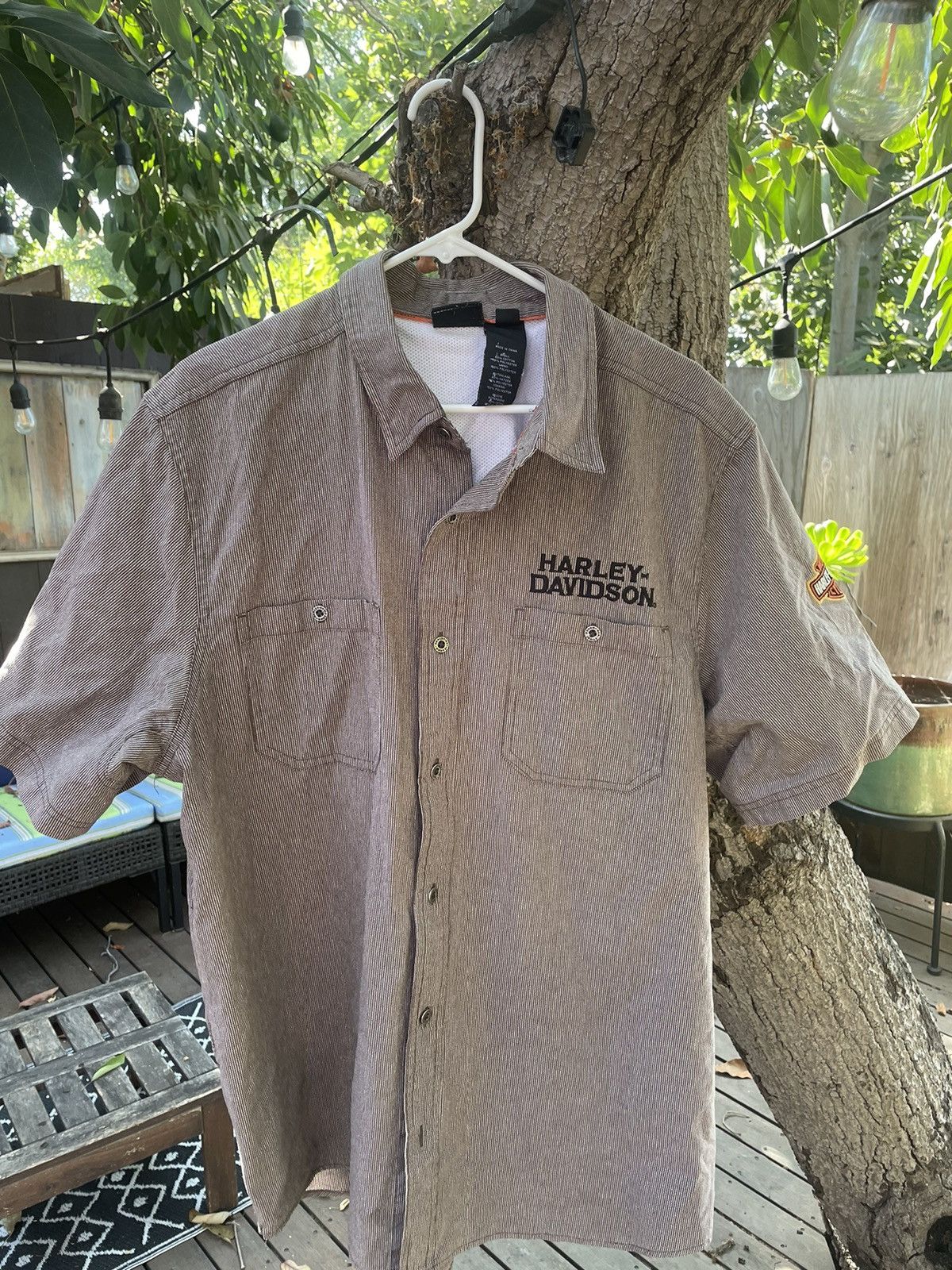 Harley Davidson Harley Davidson button up FROM JAPAN Size US XL / EU 56 / 4 - 1 Thumbnail
