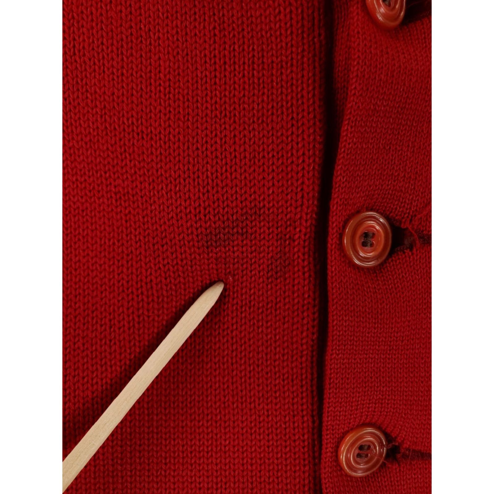 Holloway VINTAGE Burean Holloway Sweater Cardigan Wool VTG 50s 60s Red Mens XL Size US XL / EU 56 / 4 - 3 Thumbnail