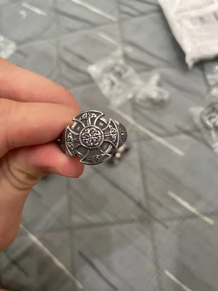 Jewelry Celtic Knot Viking Cross Ring ( Size 7-13 ) Size ONE SIZE - 5 Thumbnail